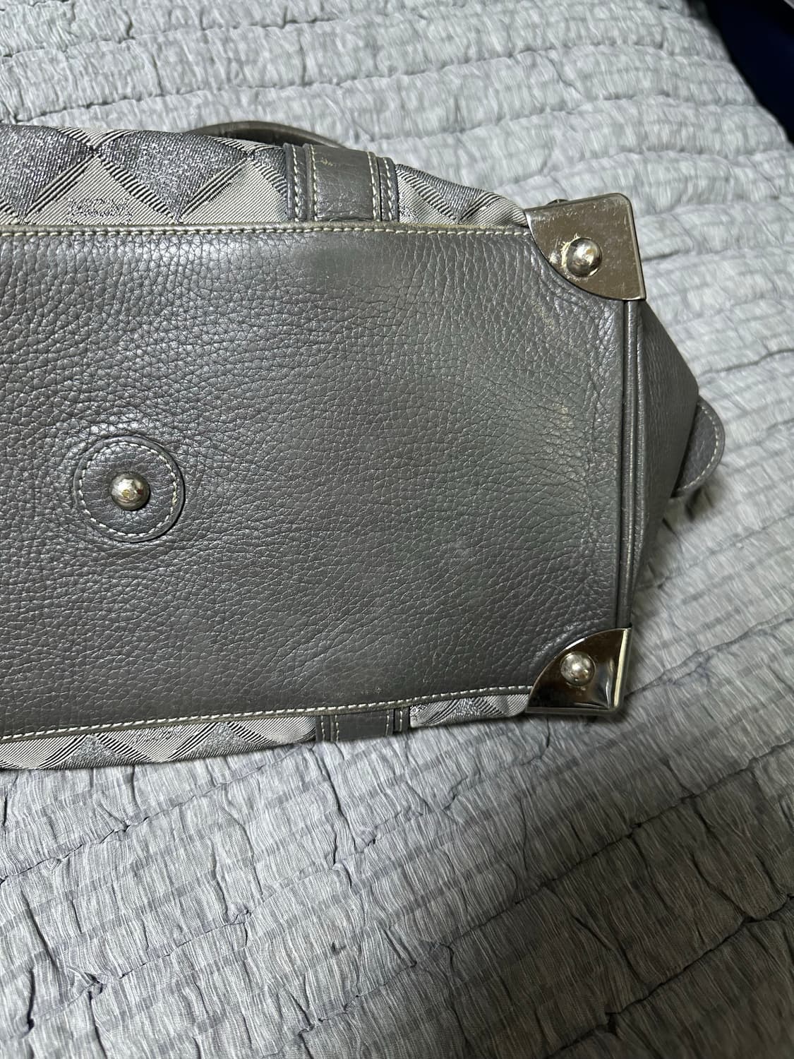 MCM 은장 체인 숄더백 토트백 상품이미지6