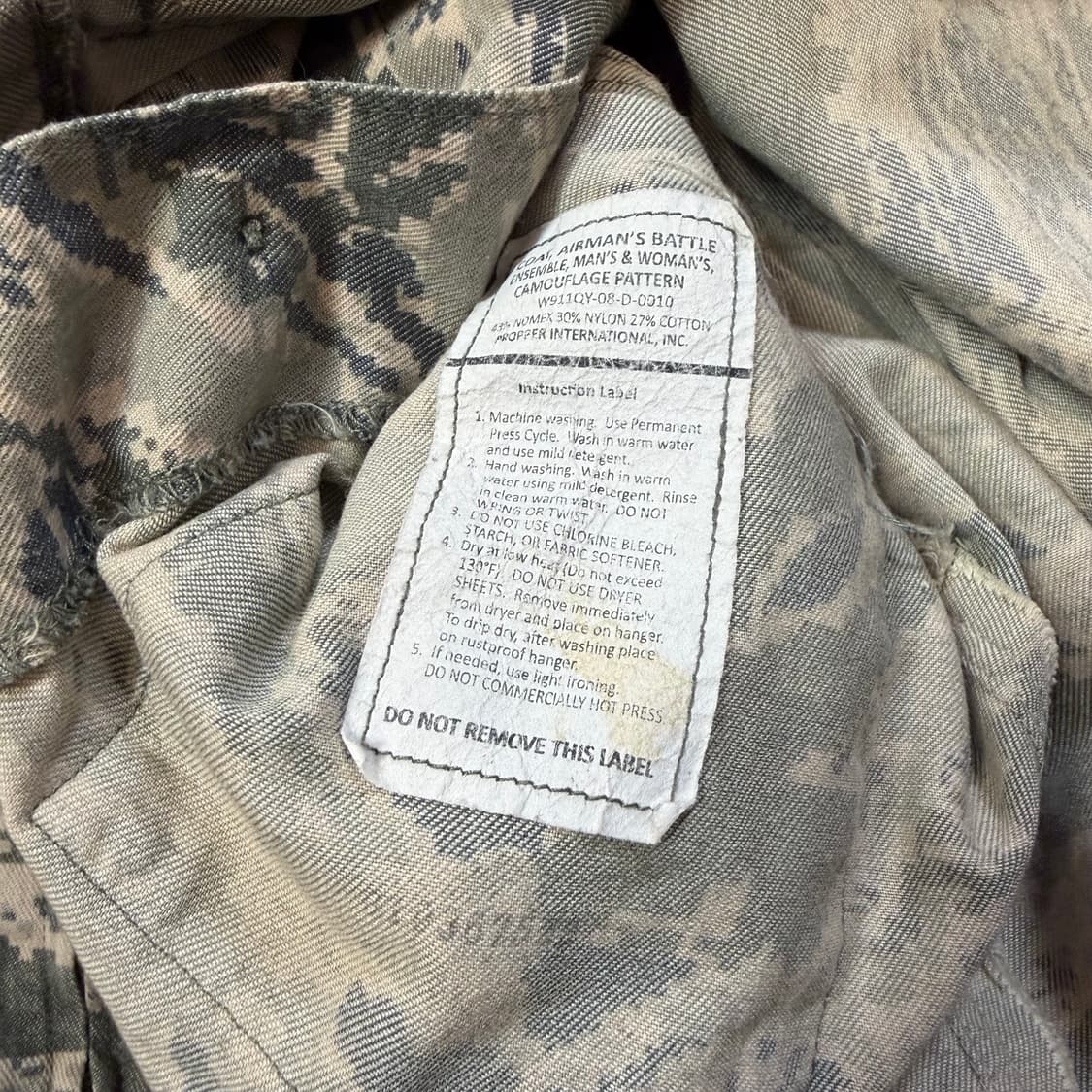 CAL AIRMAN'S 미공군 전투복 상의 상품이미지5