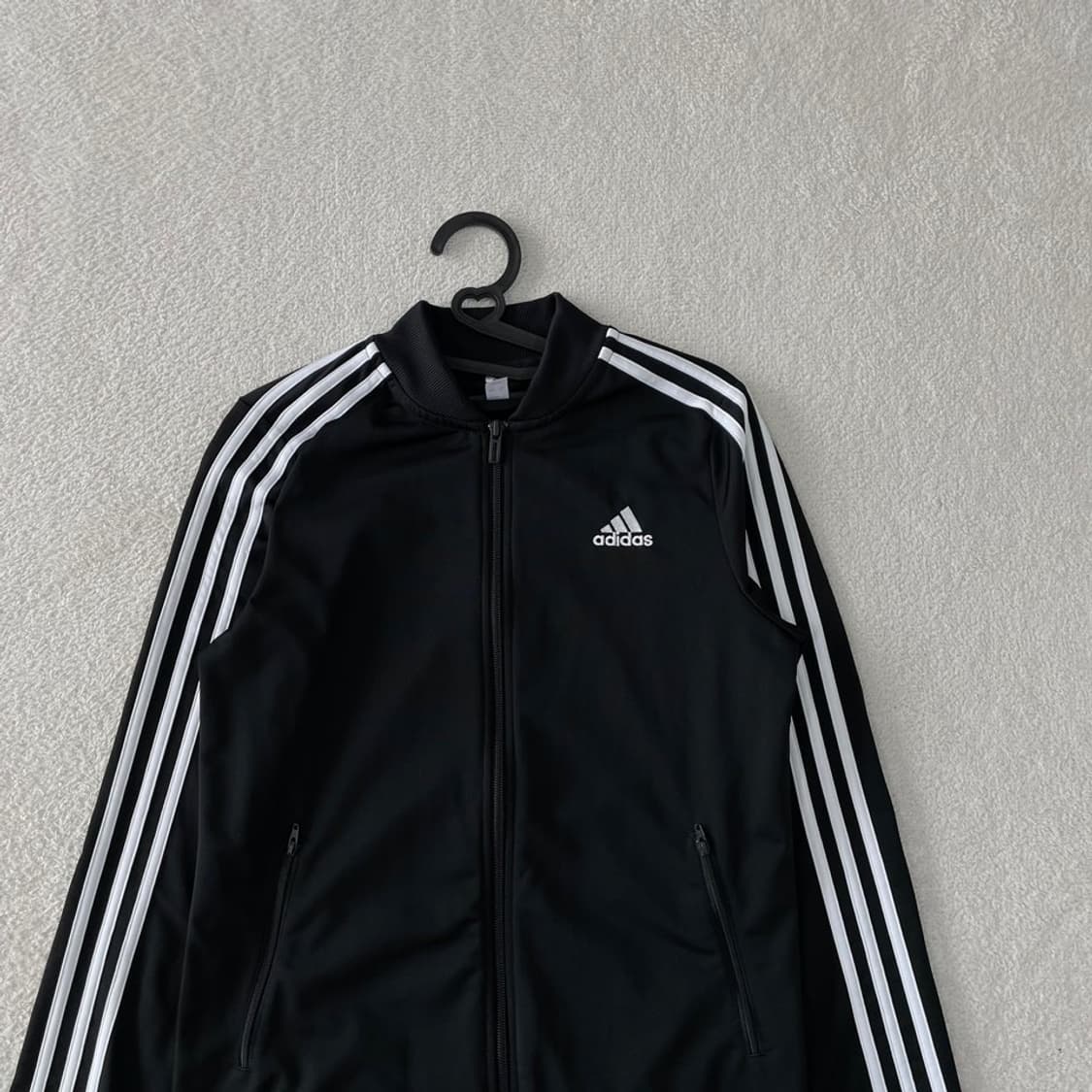 S 아디다스 여성 블랙 져지 삼선 90 상품이미지4