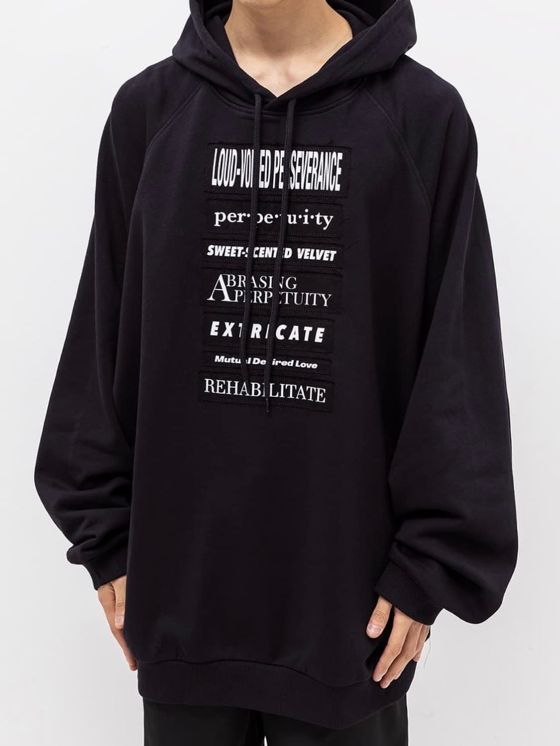 23AW Raf Simons x Fred perry 패치 후드 상품이미지3