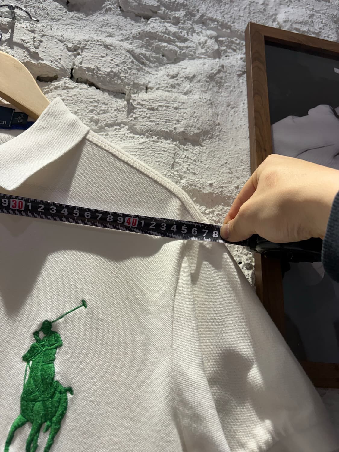 폴로 빅포니 USA 성조기 커스텀 카라 반팔티셔츠 상품이미지8