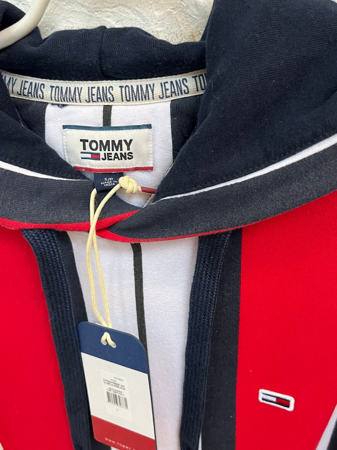 Tommy Jeans 버티컬 스트라이프 후디 S 상품이미지3