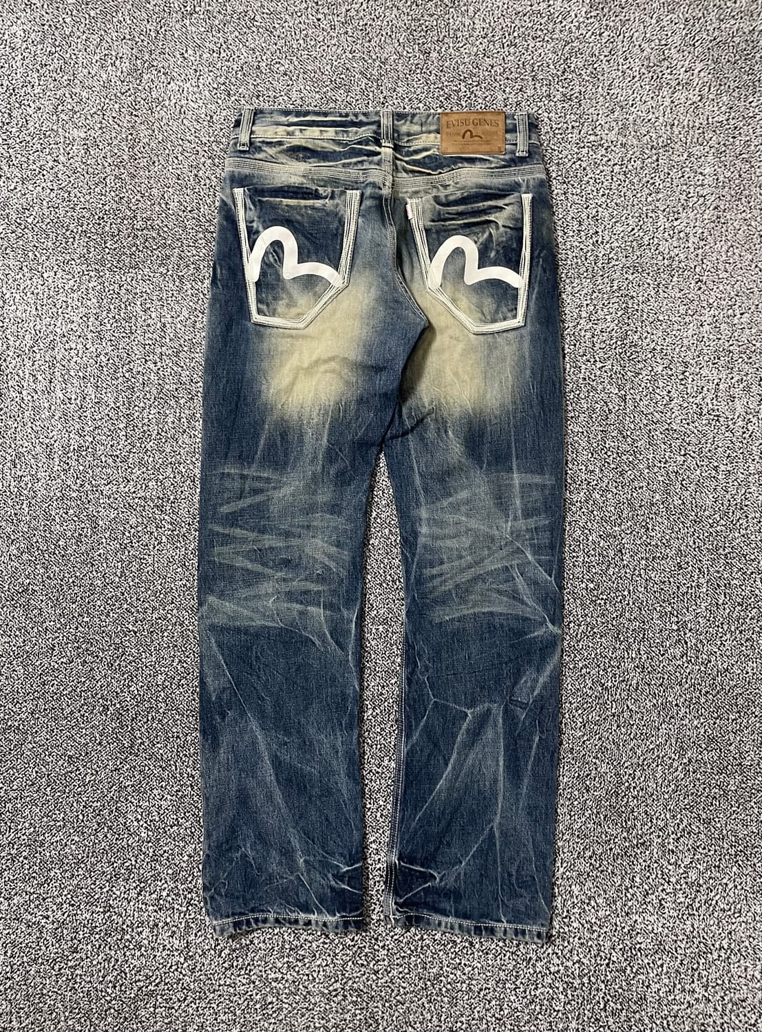 빈티지9. EVISU 에비수 빈티지 워시드 데님팬츠 청바지 락시크 펑키 상품이미지1