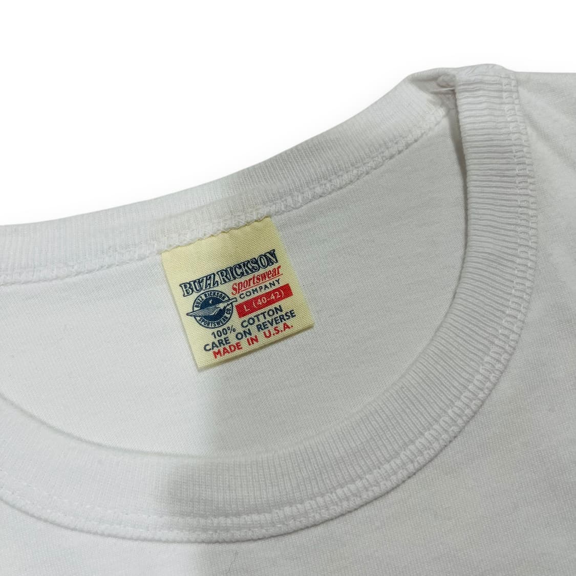Buzz Rickson's Yankees white T-shirt 상품이미지5