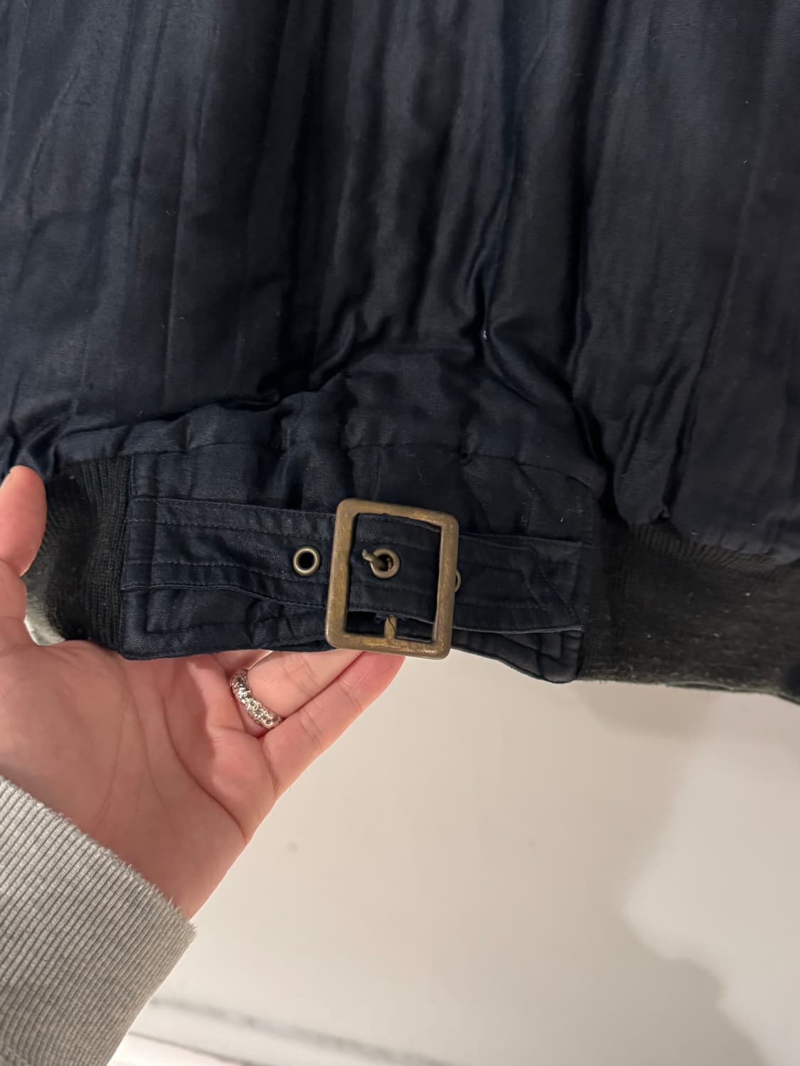 Belle Paule 버클 더플 봄버자켓  상품이미지9