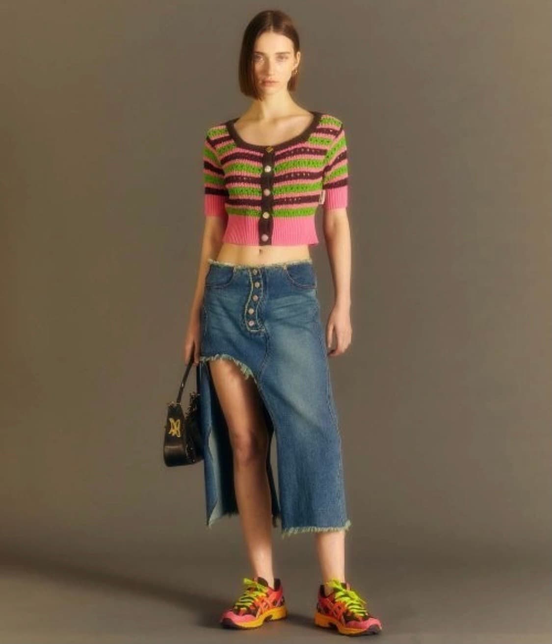 앤더슨벨 반팔 니트 s 상품이미지1