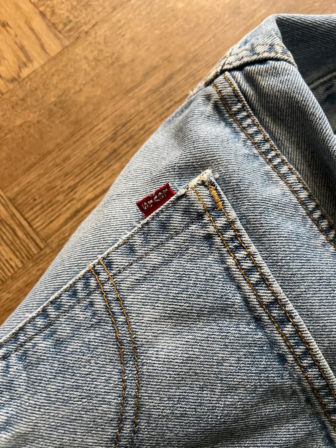 [34]90's 리바이스 501 Made in USA 데님 팬츠 S49 상품이미지7