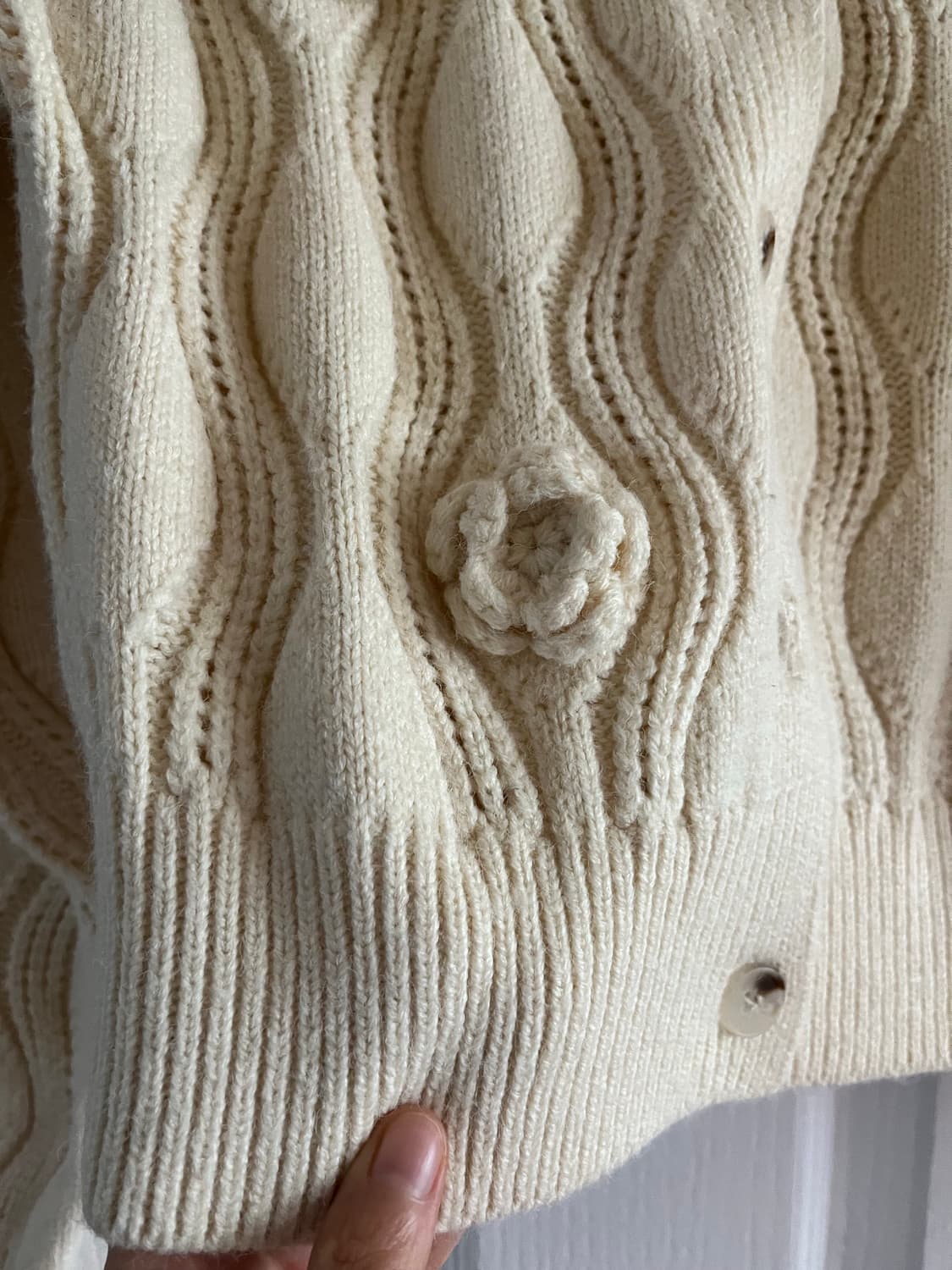 제너럴아이디어 플라워가디건 상품이미지2