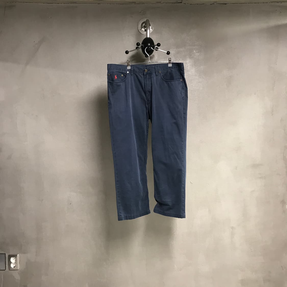 폴로 랄프로렌 코튼 팬츠 네이비 38/30 상품이미지1