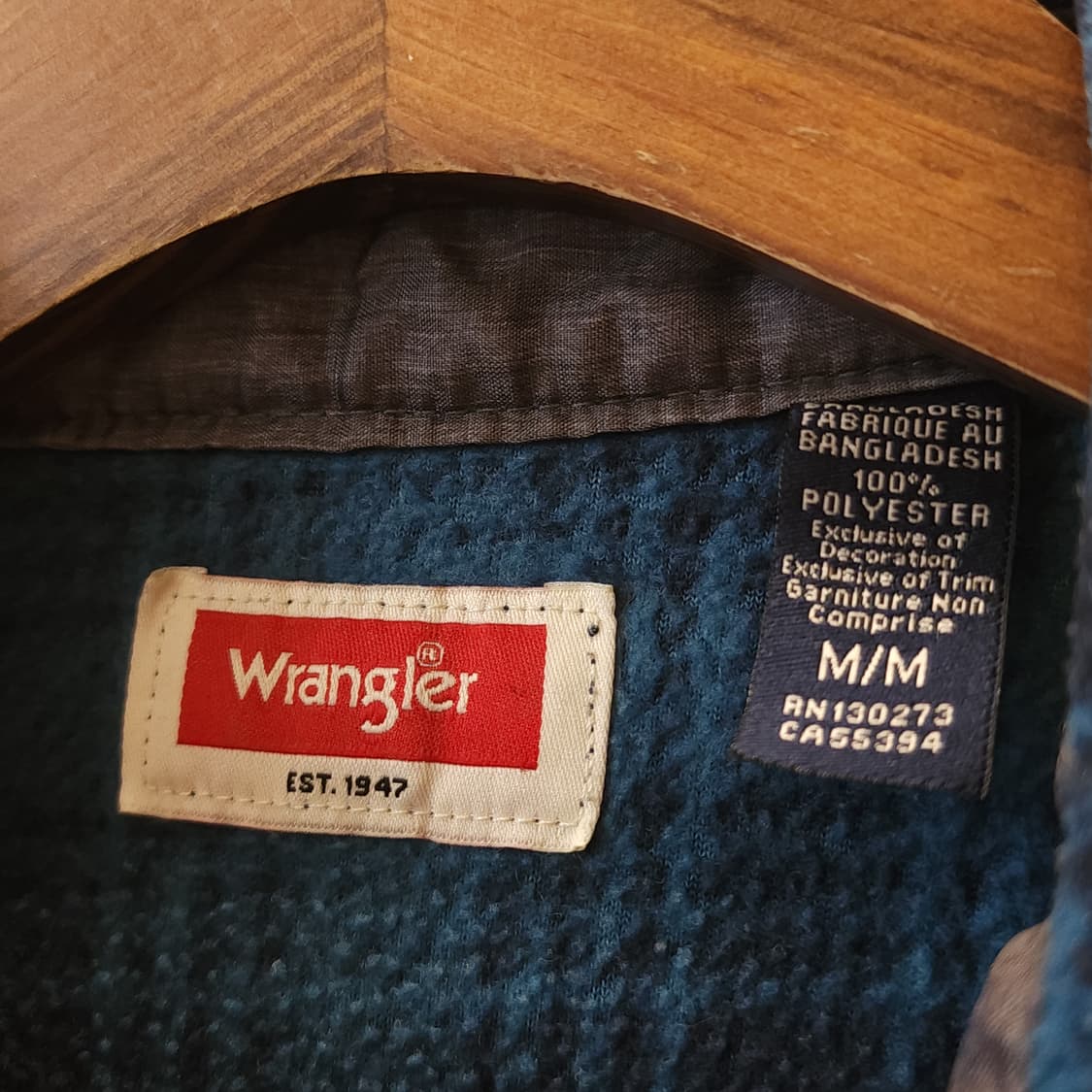 90s 랭글러 플리스 워크셔츠 플란넬 셔츠 청록색 xl 상품이미지6