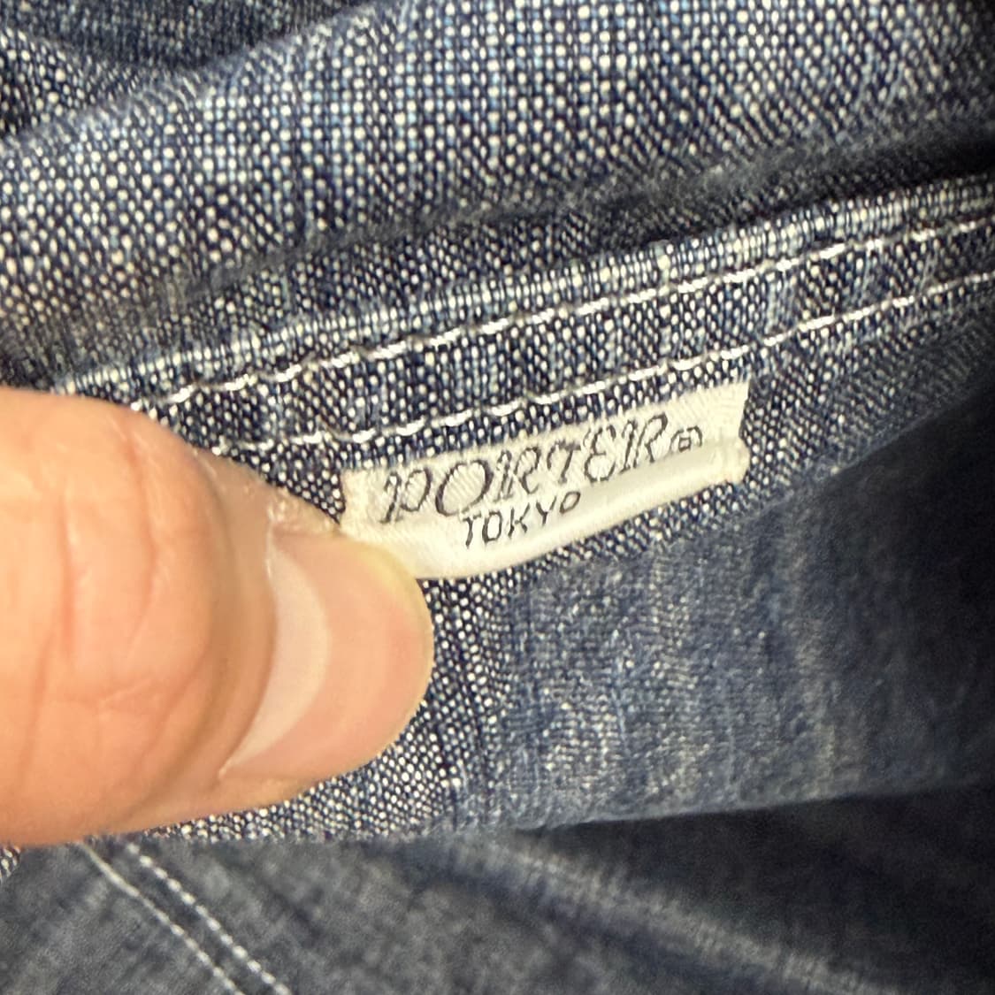 요시다포터 데님 토트백 상품이미지7