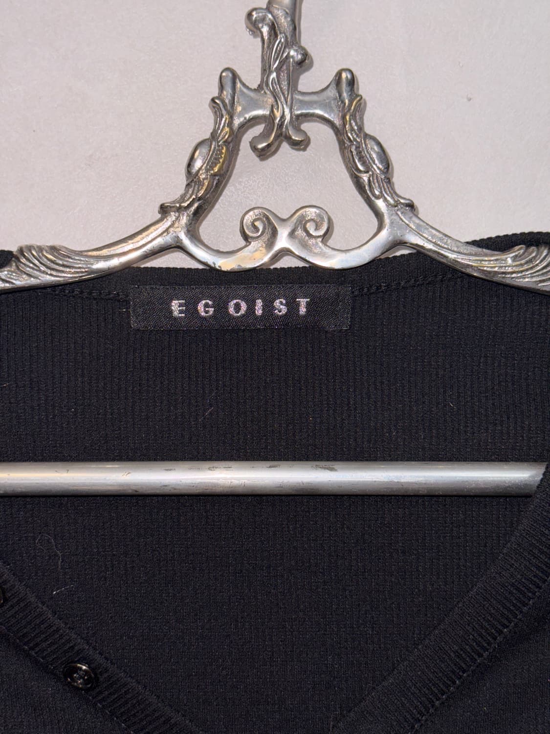 Egoist lettering button long sleeve 상품이미지4