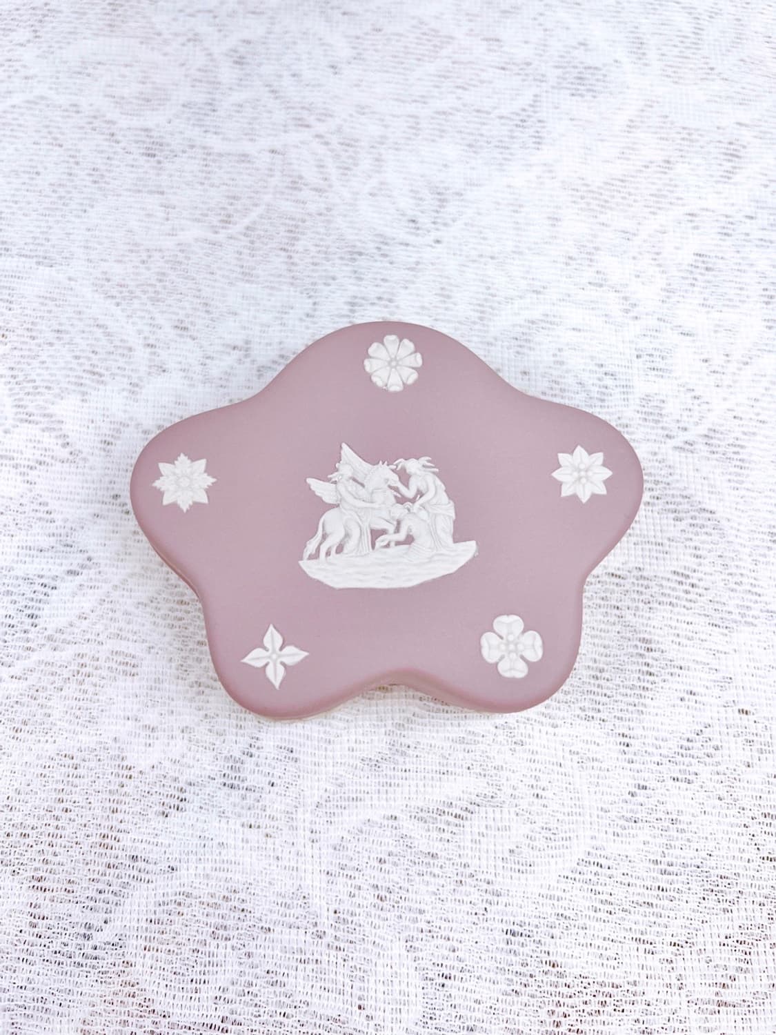 [영국엔틱] 웨지우드 제스퍼웨어 별 트링켓박스 보석함_라일락 상품이미지2