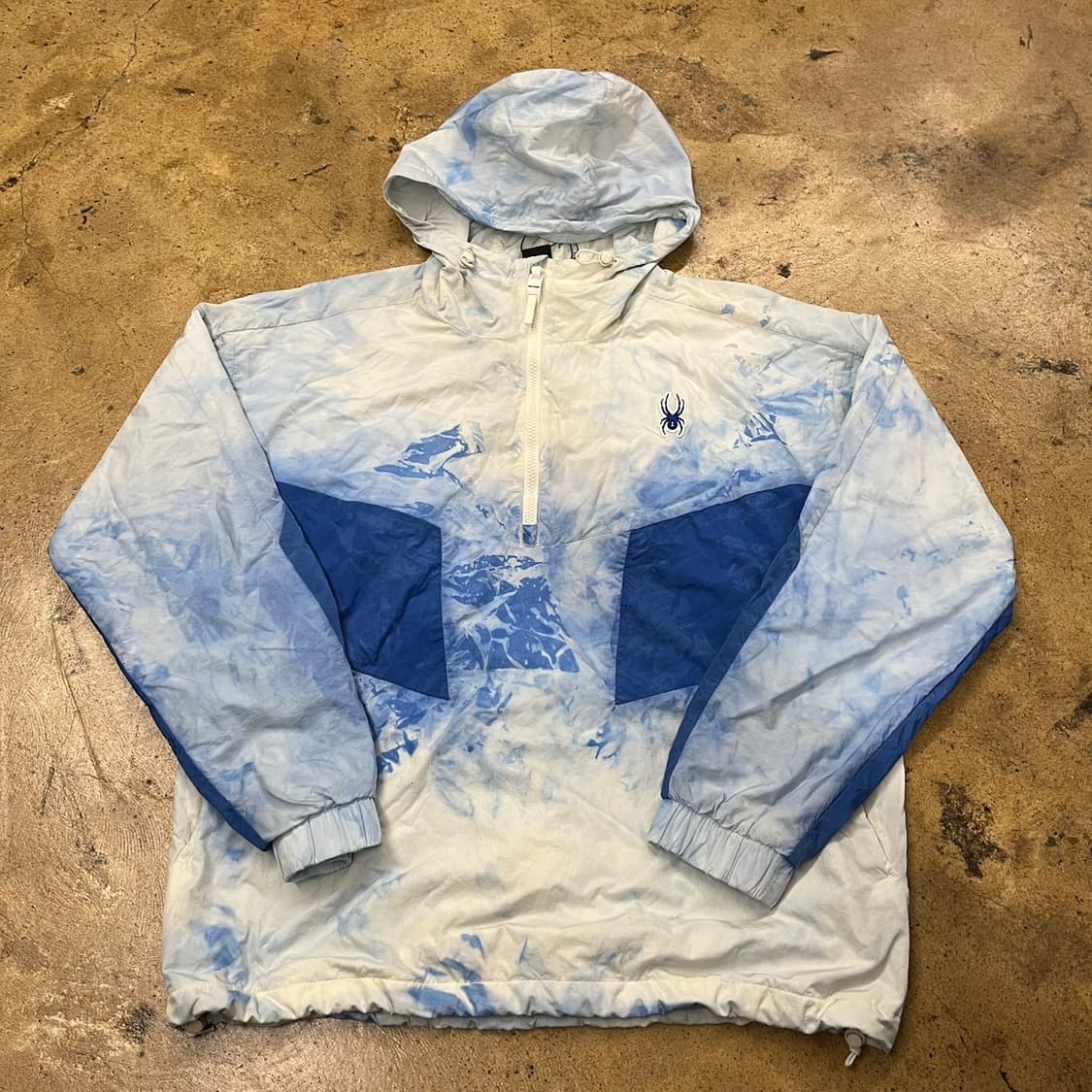 [정품/XL] 스파이더 타이다이 아노락 바람막이 b17 상품이미지2