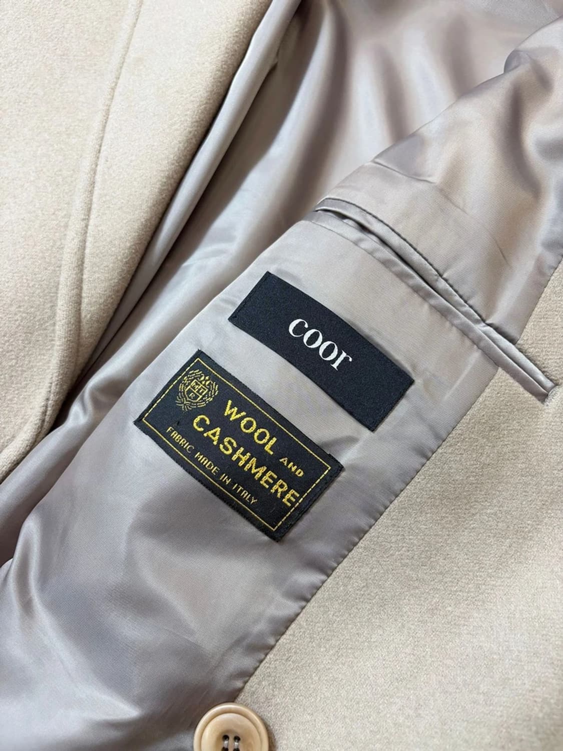 쿠어 Coor MTR 오버핏 캐시미어 블렌드 더블 롱 코트 PN6293 상품이미지8