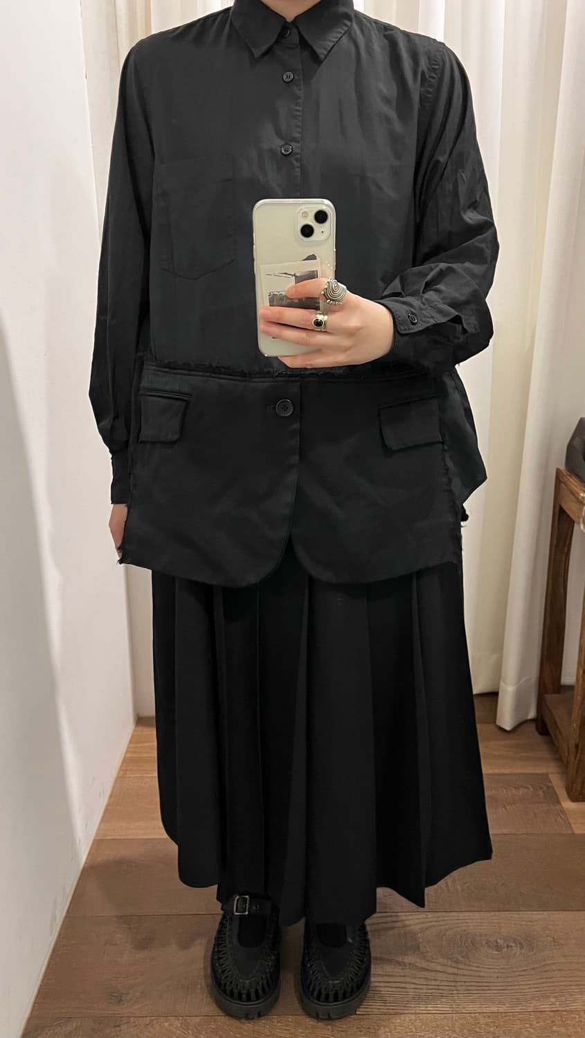 Docking Pleats Side Belt Skirt 상품이미지2