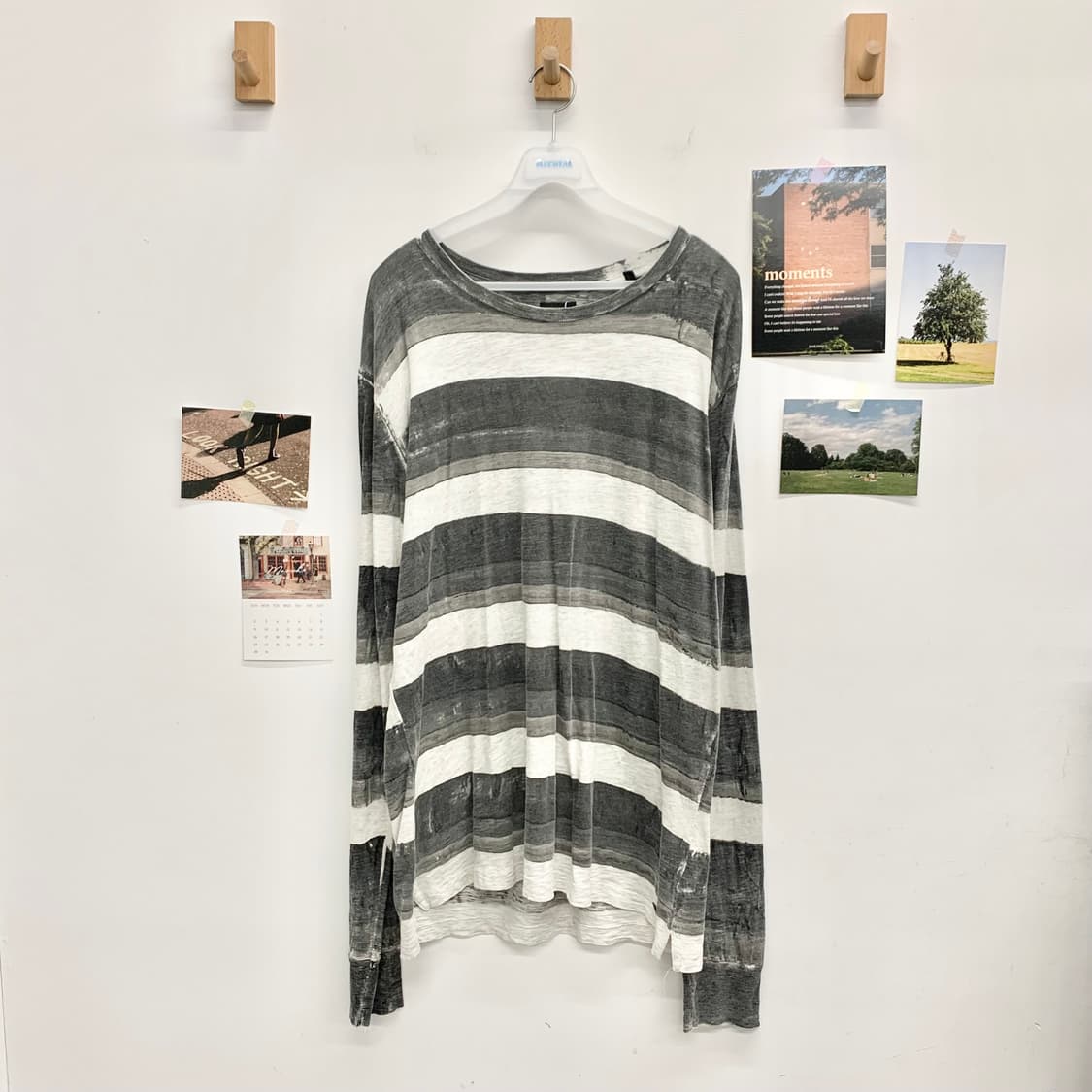 DIESEL 디젤 스트라이프 롱슬리브 상품이미지1