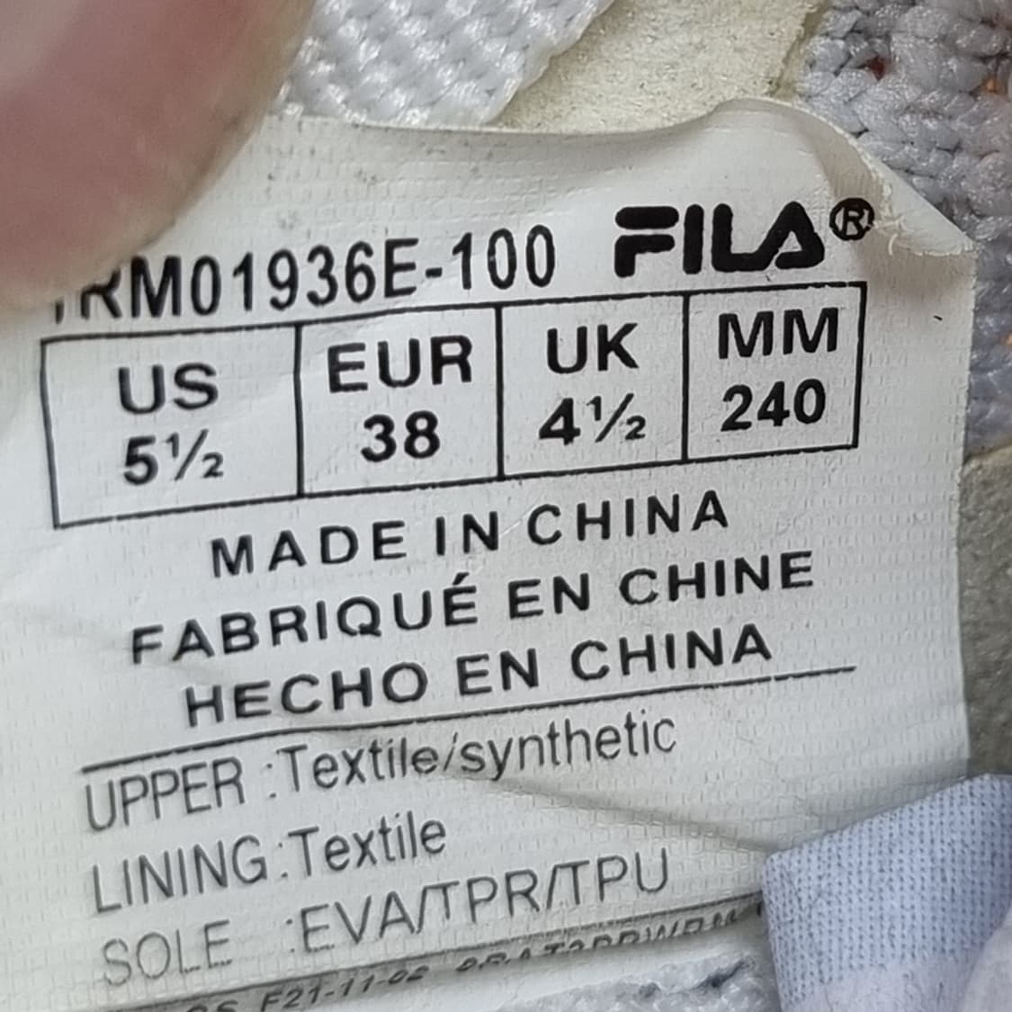 휠라 뉴런 여성운동화240 상품이미지6