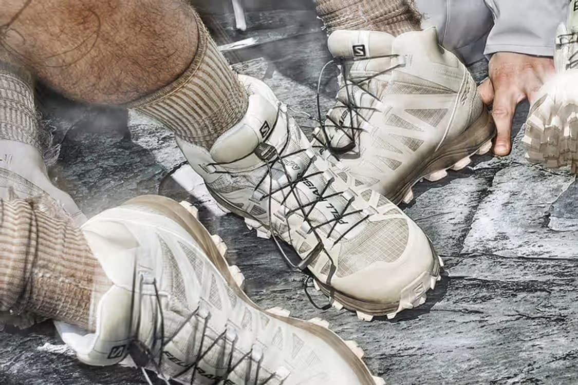 살로몬 퀘스트 엘리먼트 GTX 아이보리 등산화 상품이미지7