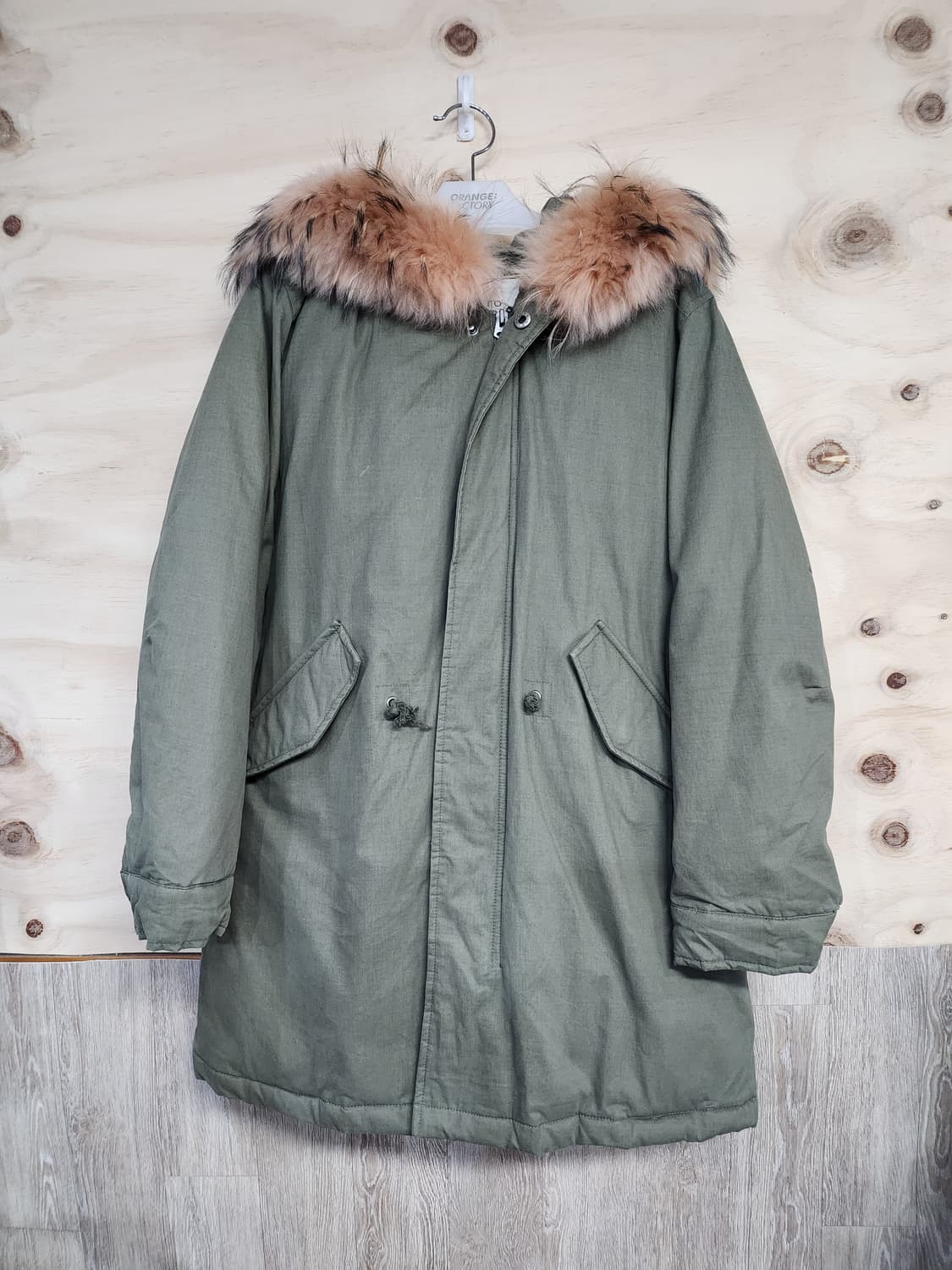 93) 시에로 라쿤퍼 야상 구스 패딩 상품이미지1