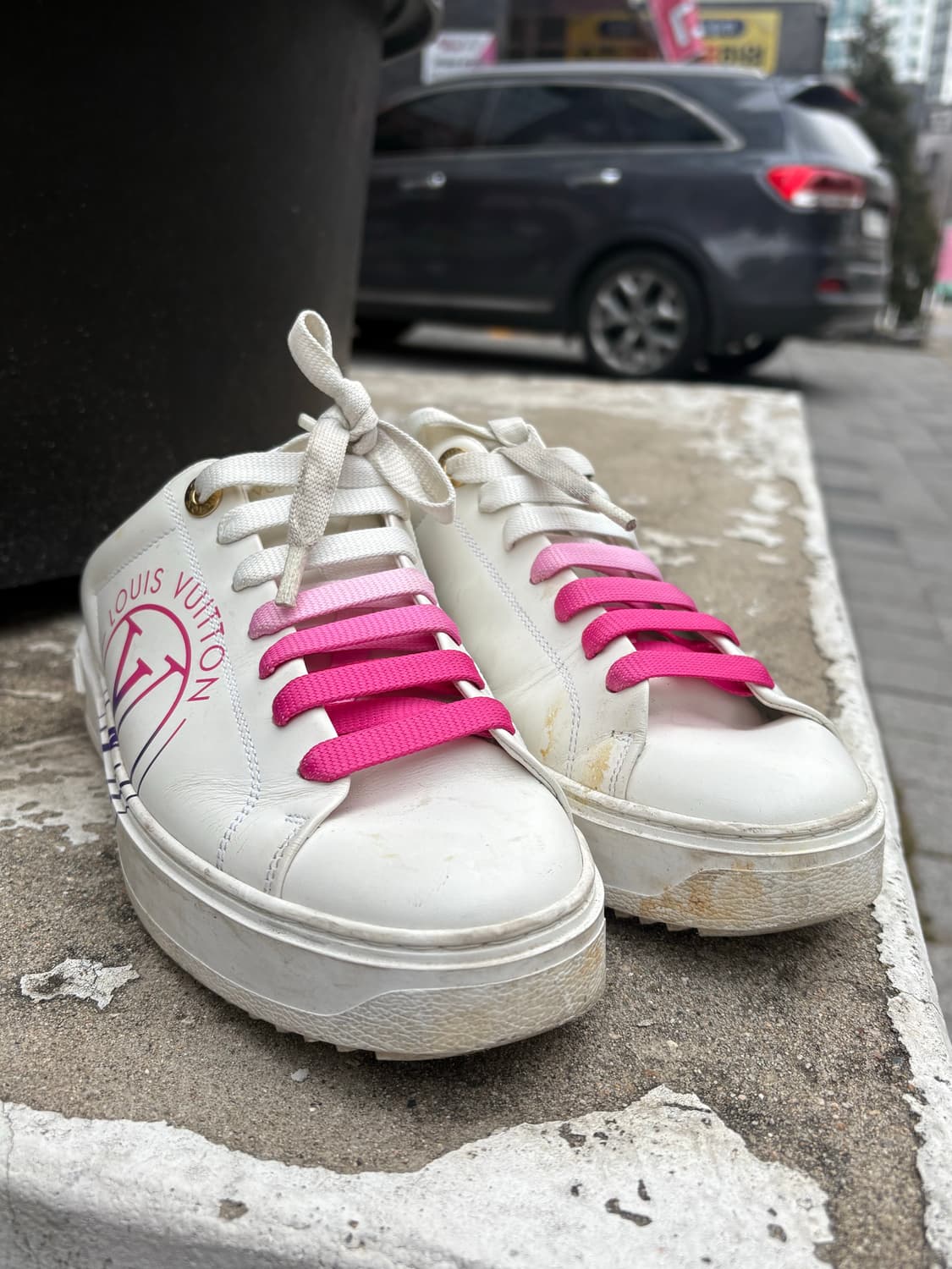 백프로 정품) 루이비통 스텔라 뮬 스니커즈 상품이미지1