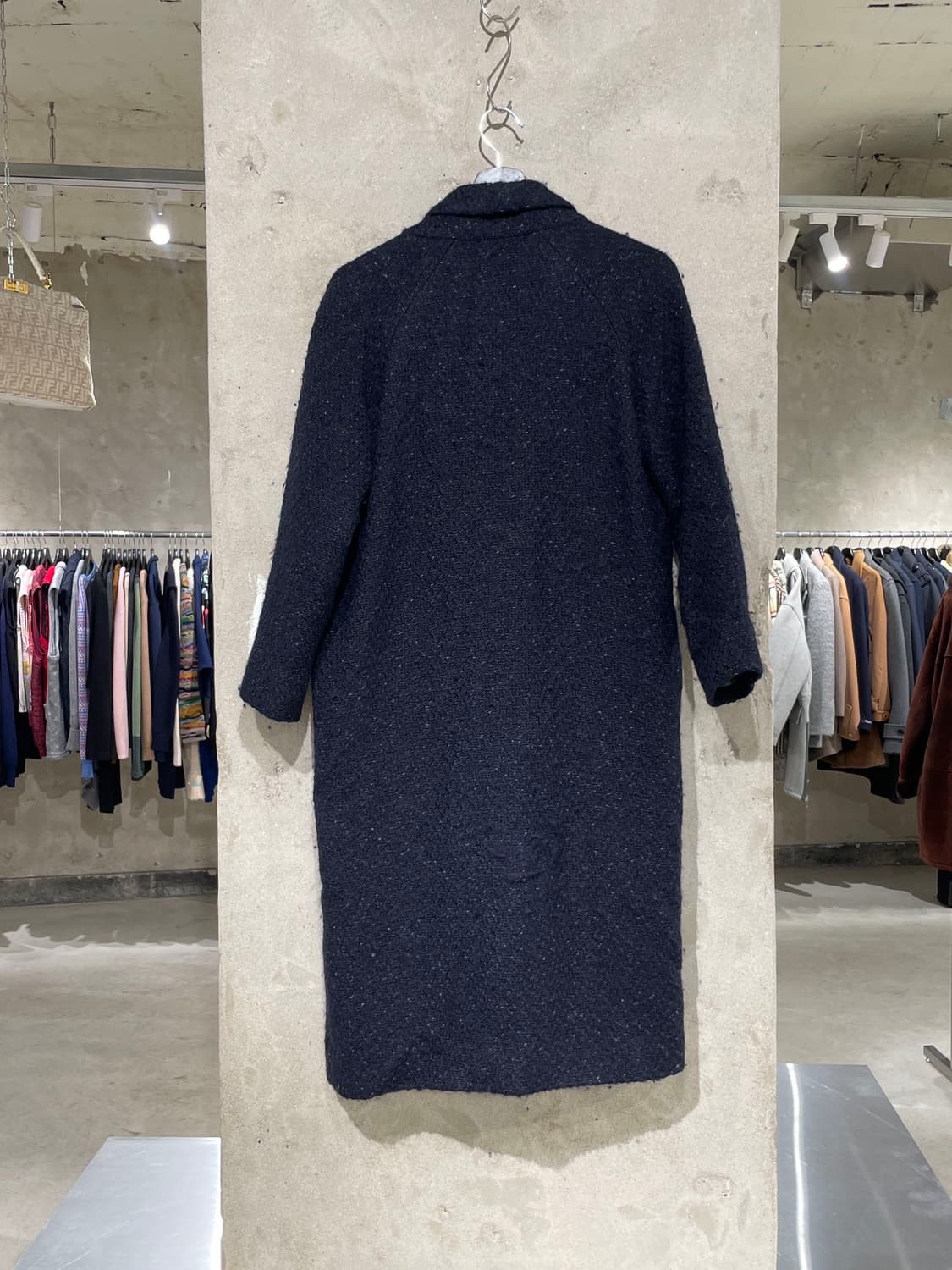 블루 블루 재팬 다크 네이비 인디고 울 코트 상품이미지6