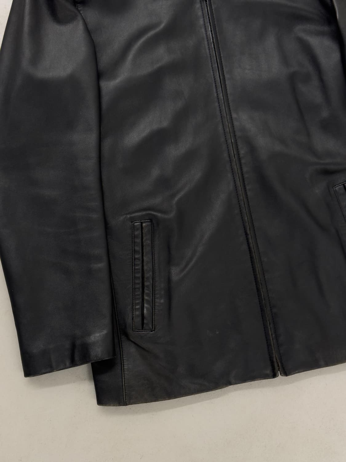 레더 집업 자켓 상품이미지3