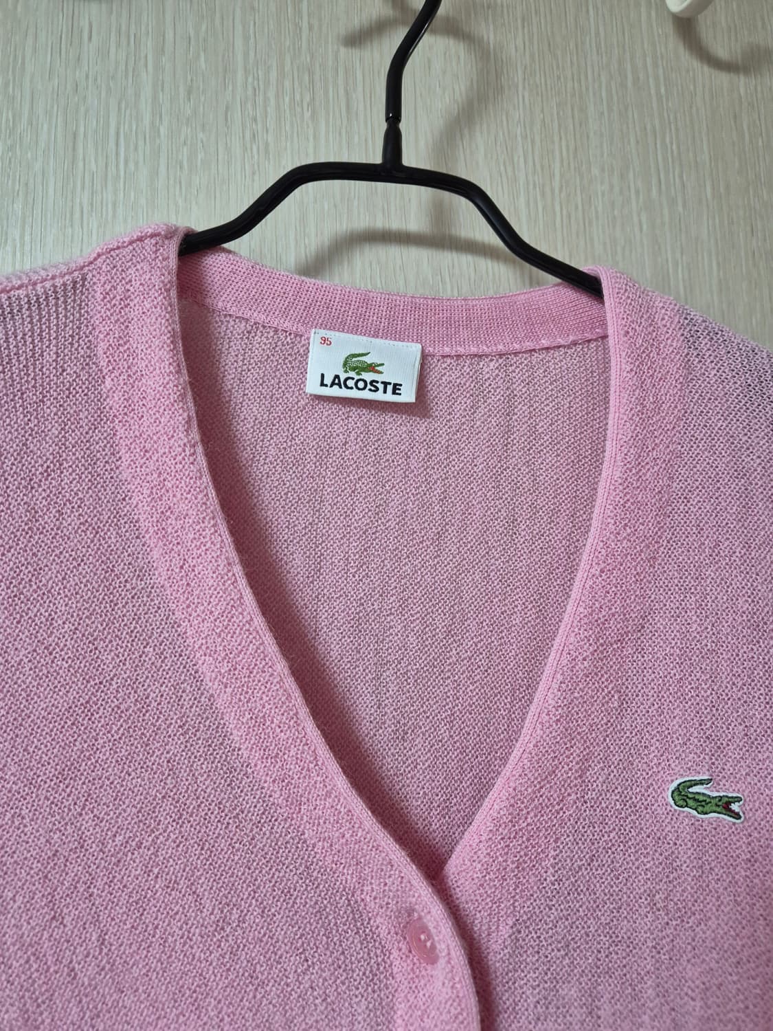 (정품) 라코스테  가디건 95 여성 울가디건 브이넥가디건 상품이미지3