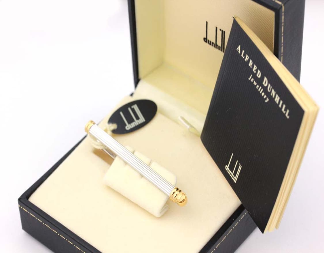 던힐 미사용 S등급 5.8cm 남자 명품 넥타이핀 보증서 포함 상품이미지1