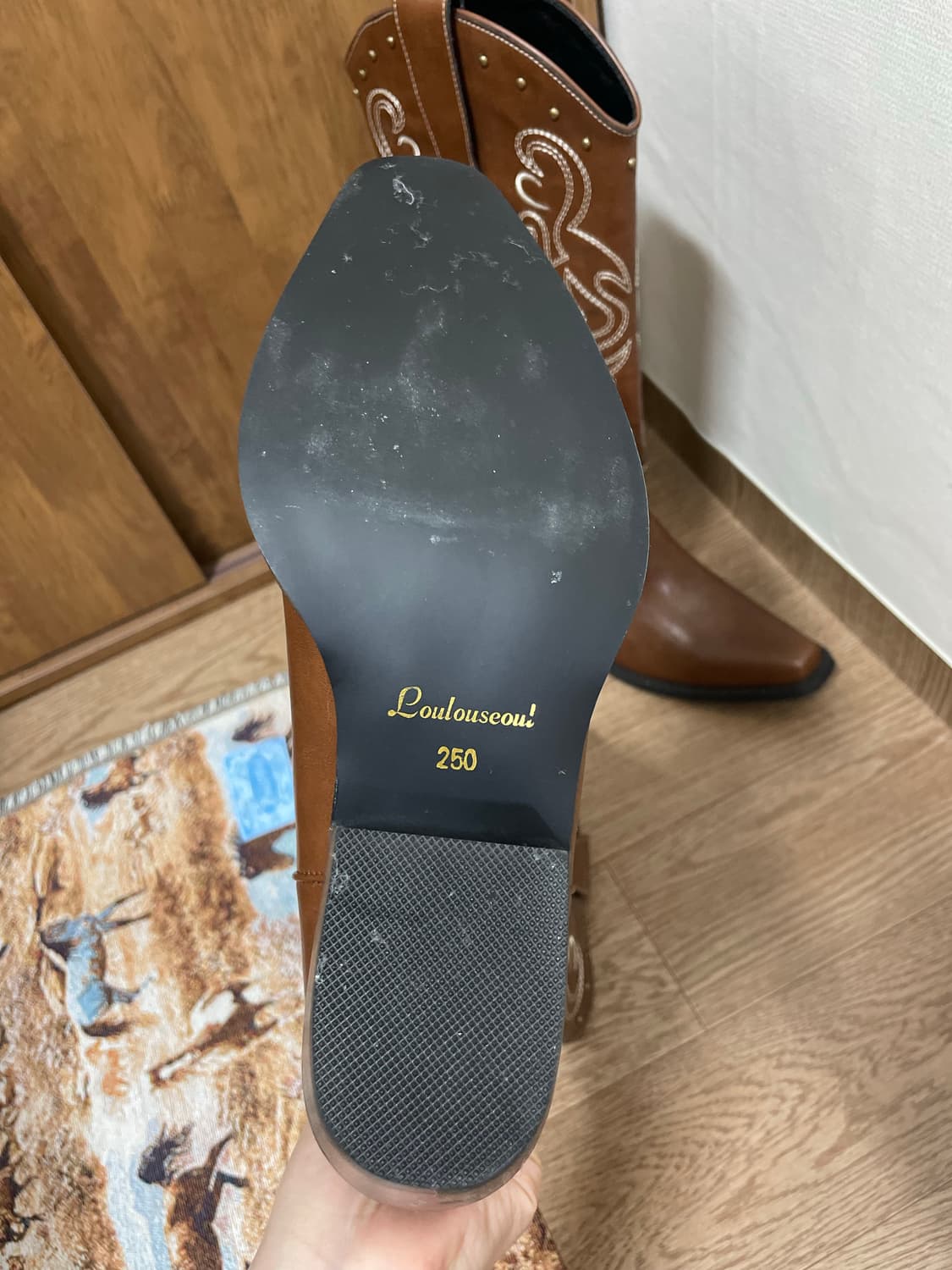 루루서울 웨스턴 부츠 250 상품이미지4