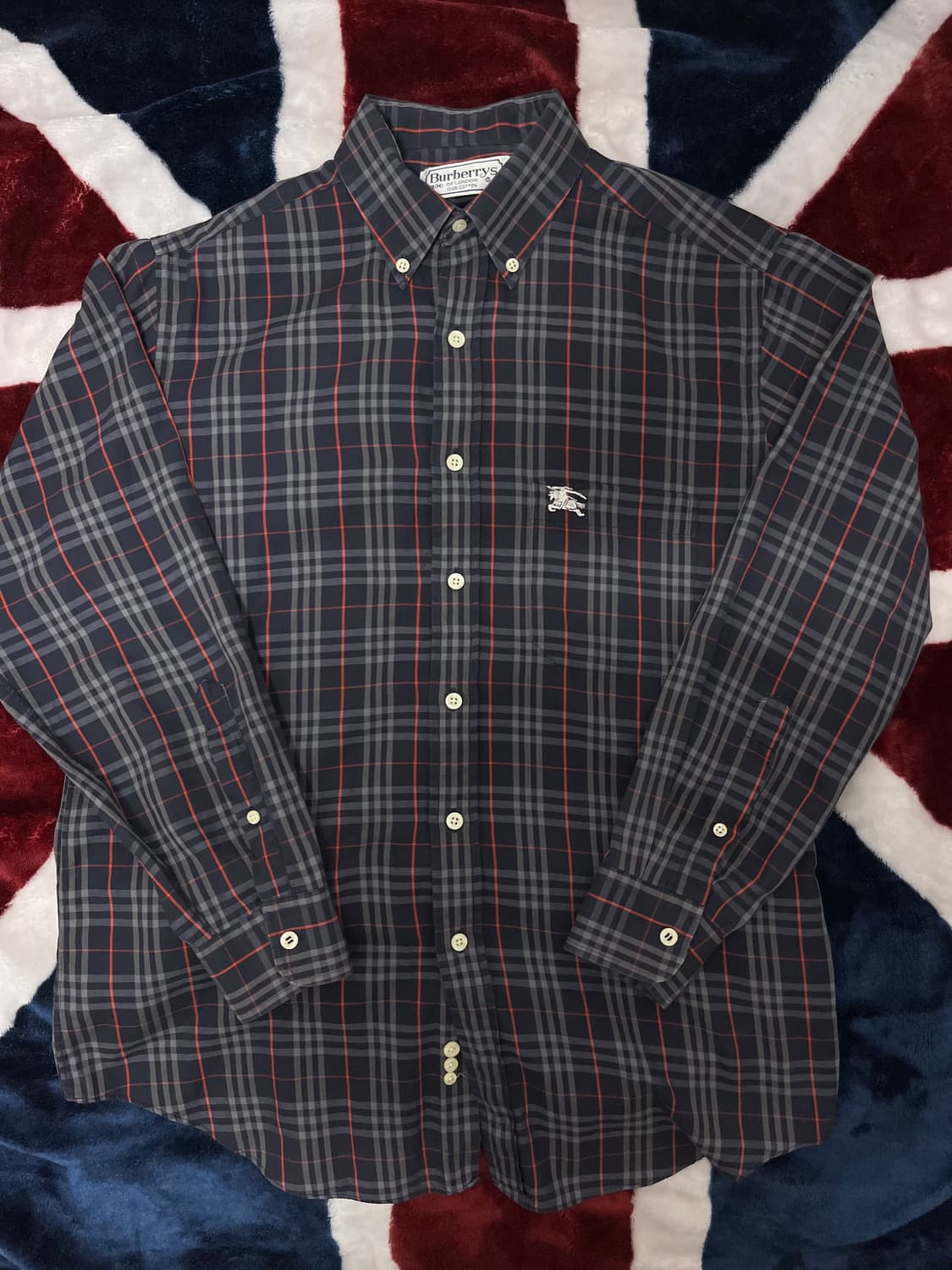 버버리 체크 셔츠 39(M) 95 상품이미지1