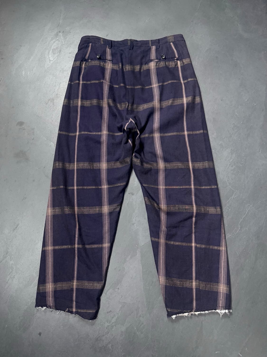 NICENESS ALI Khadi Checked Trousers 상품이미지9