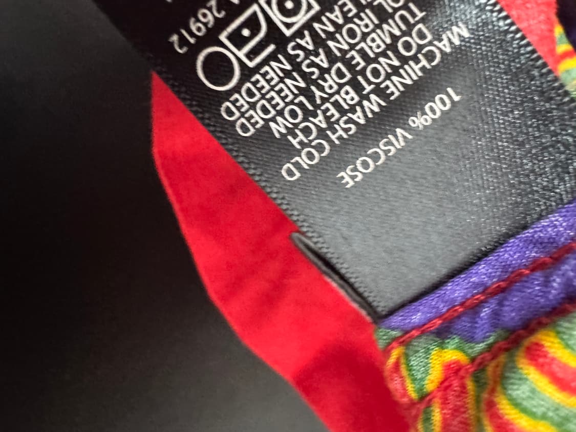 오베이 OBEY 히와이안 레드 오버핏 반팔 셔츠 2XL 상품이미지4
