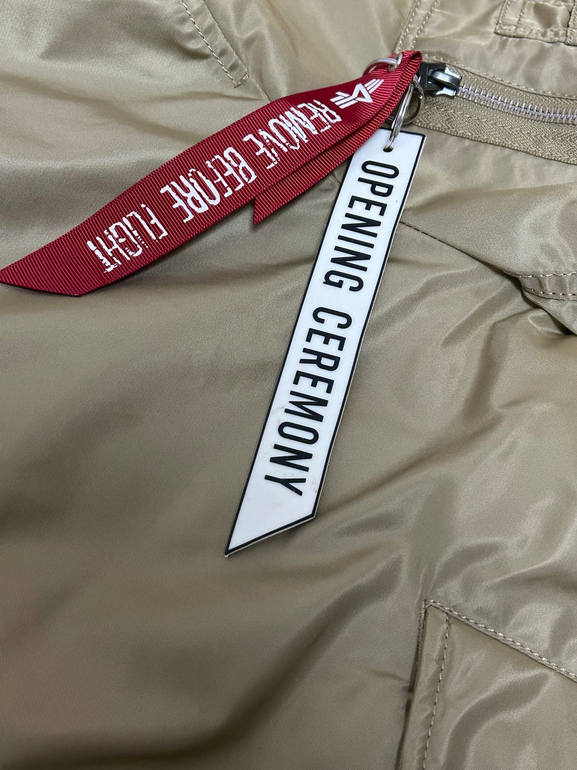 알파인더스트리 오프닝 세레모니 골드 실버 리버시브 ma-1 상품이미지5