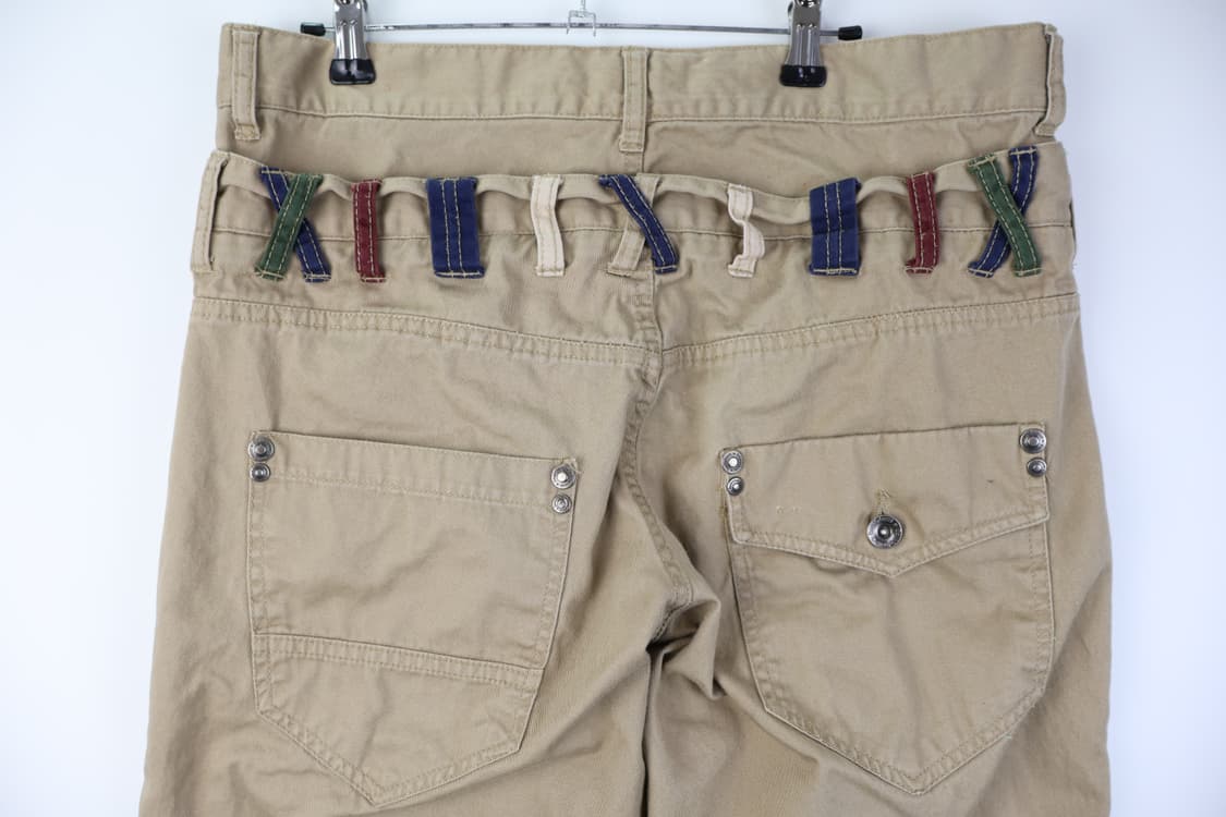 Double Focus Beige Kitsch Pants 상품이미지8