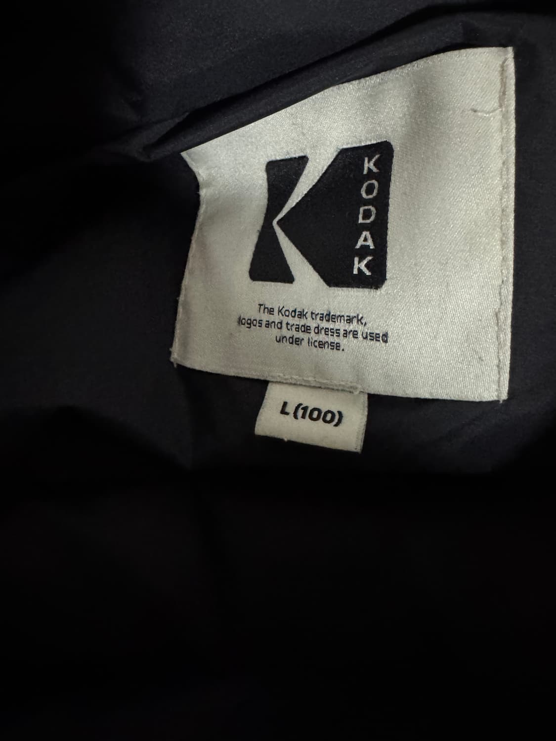 정품 코닥 kodak 빅 로고 덕 다운 숏 패딩 XL ~ 2XL 상품이미지3