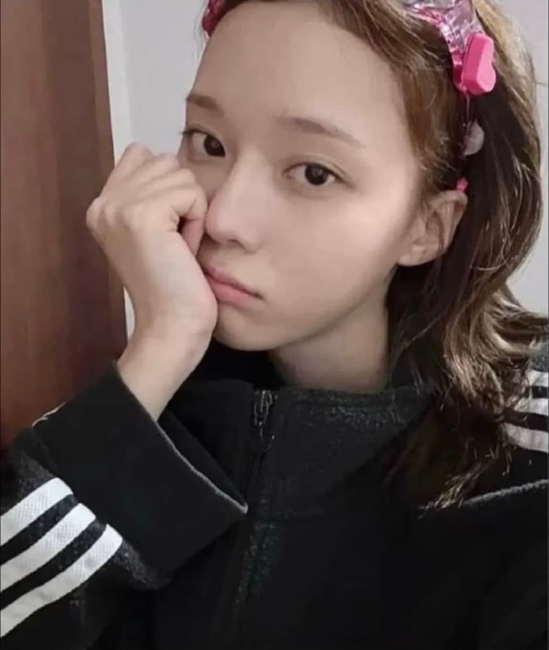 아디다스 삼선 오버사이즈 부클자켓 그레이 상품이미지3