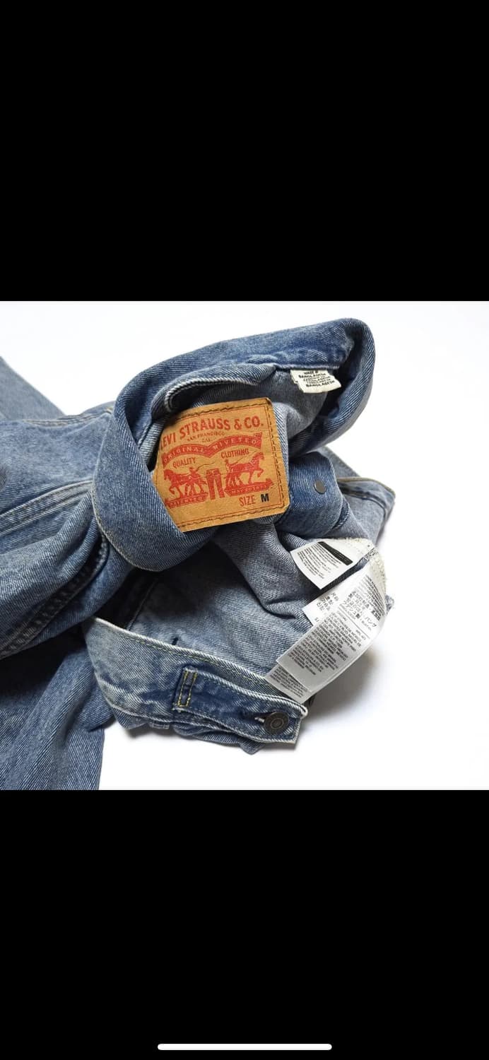 리바이스 Levis 타입3 데님 트러커 자켓 연청 상품이미지5