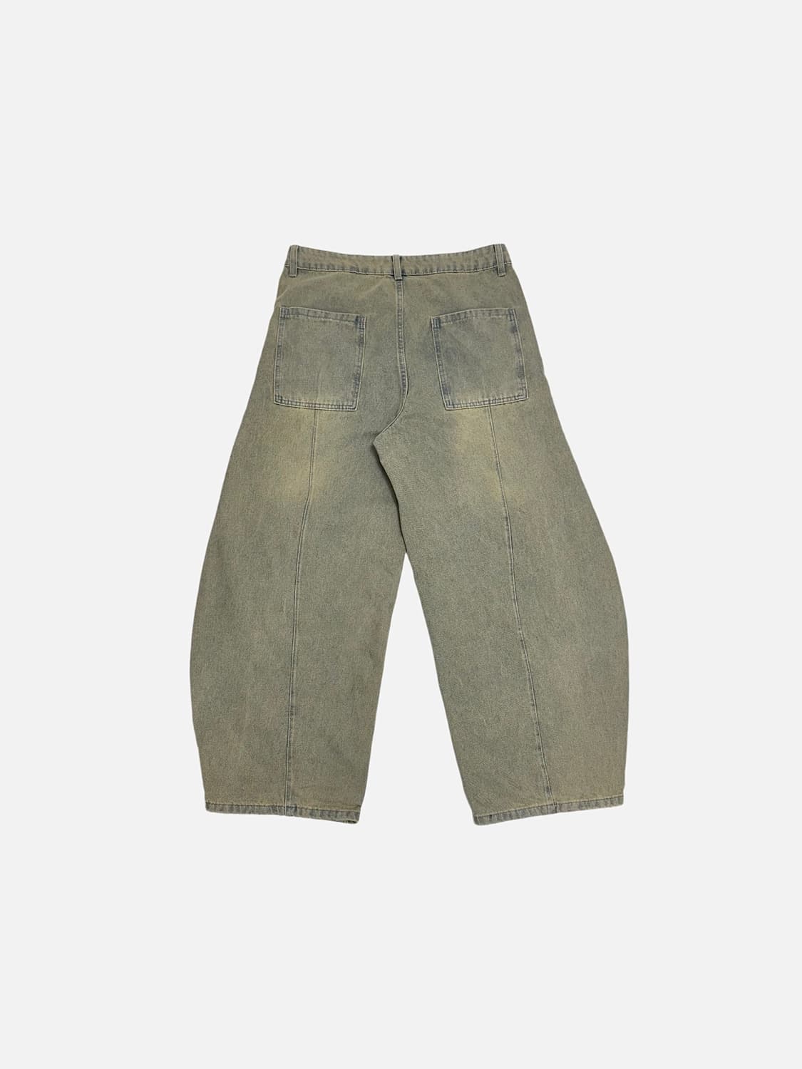 빈티지 워시드 벌룬 데님 팬츠 워싱 청바지 상품이미지6