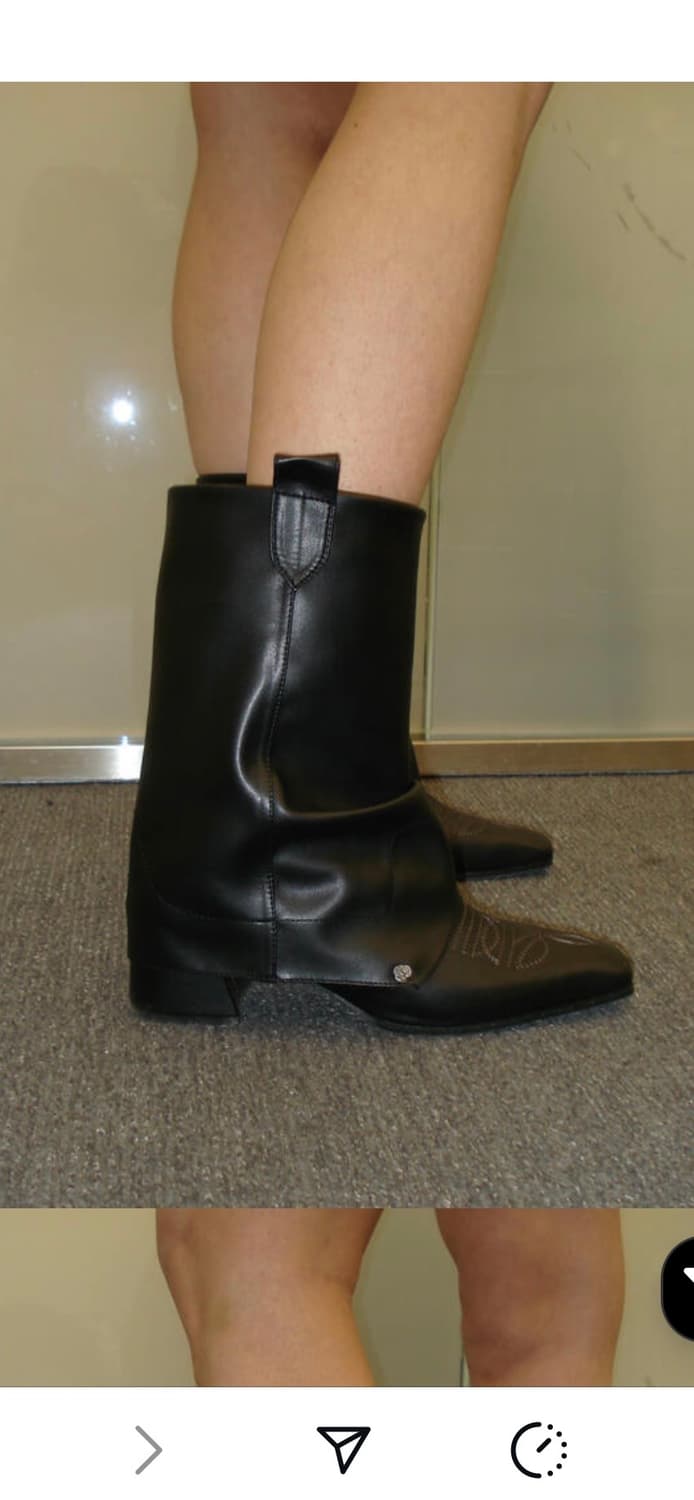 2000아카이브 셔링 워머 웨스턴 부츠 상품이미지1