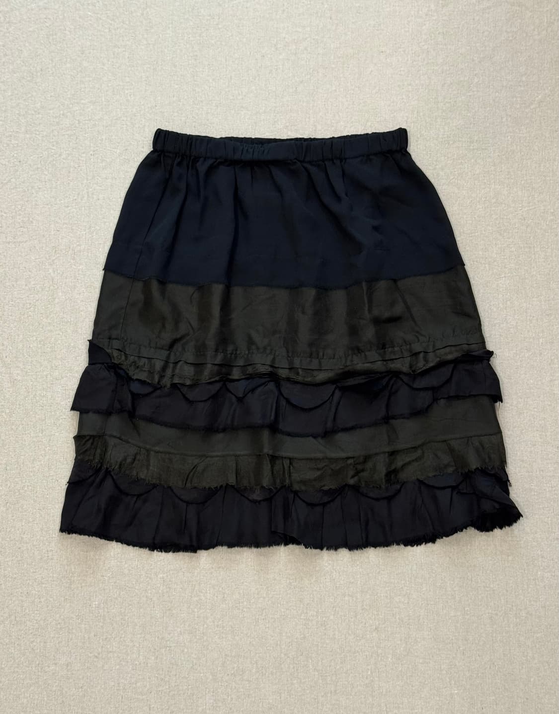 준야와타나베 05ss 레이어드 프릴 스커트 상품이미지1