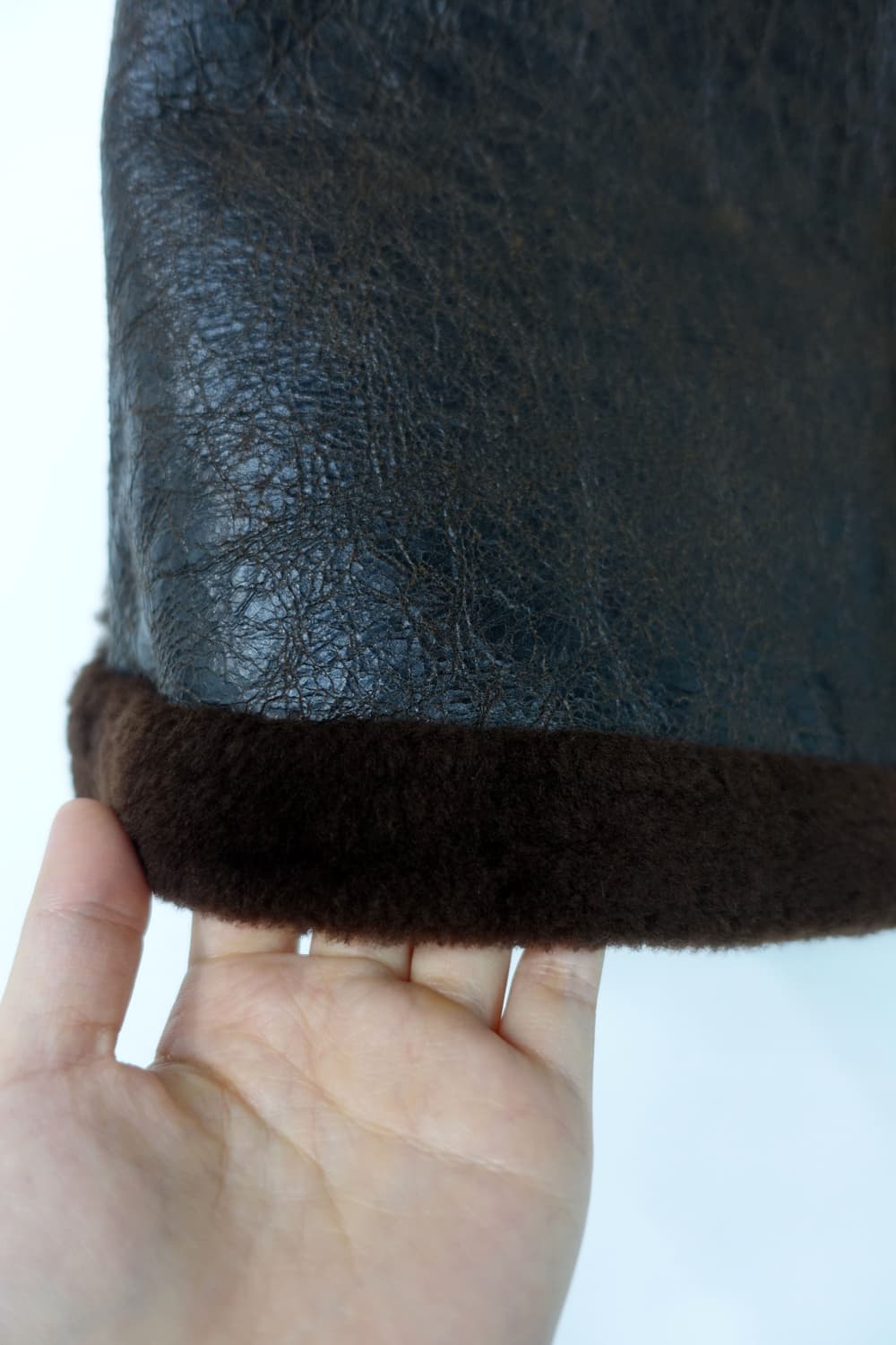 랑방 무스탕 스커트 상품이미지6