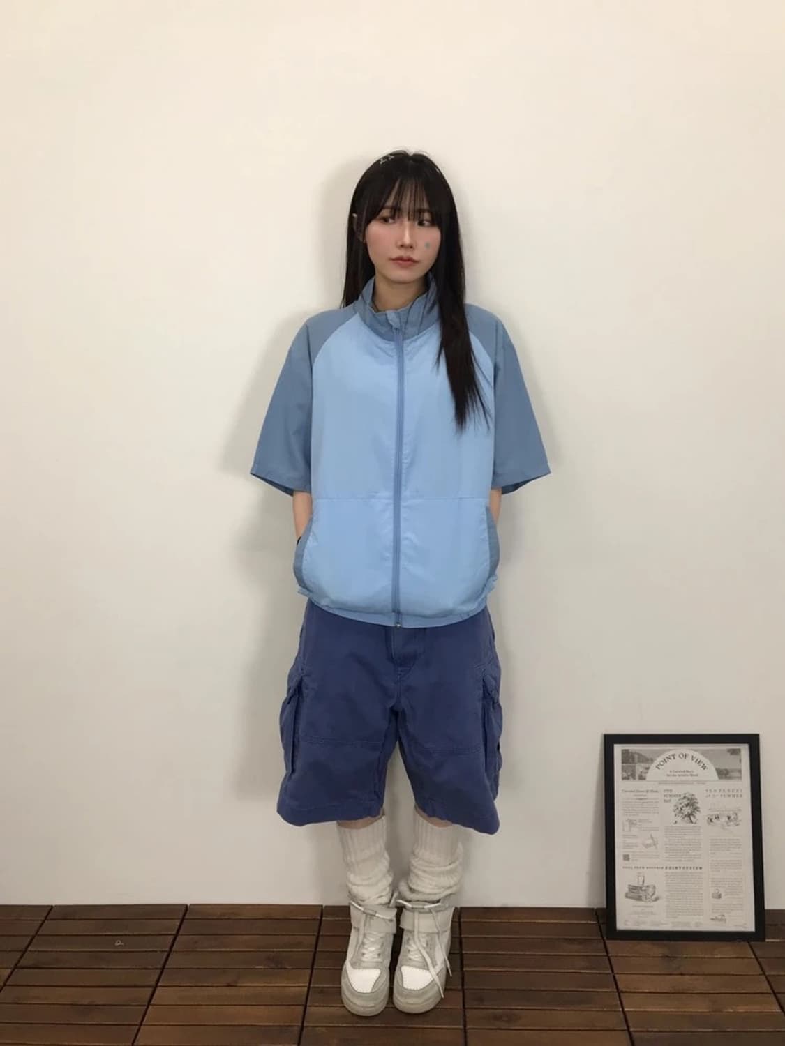 JPN Half Sleeve Windbreaker Jacket 상품이미지3