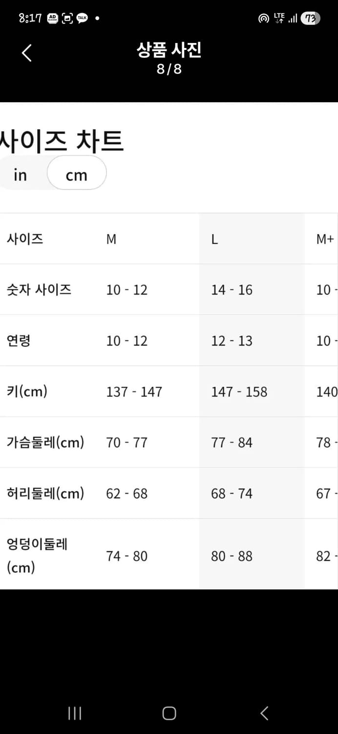 프랑스 스키복 전문 브랜드 쁘아 블랑 네이비색 미착용,주니어(택부착) 상품이미지7