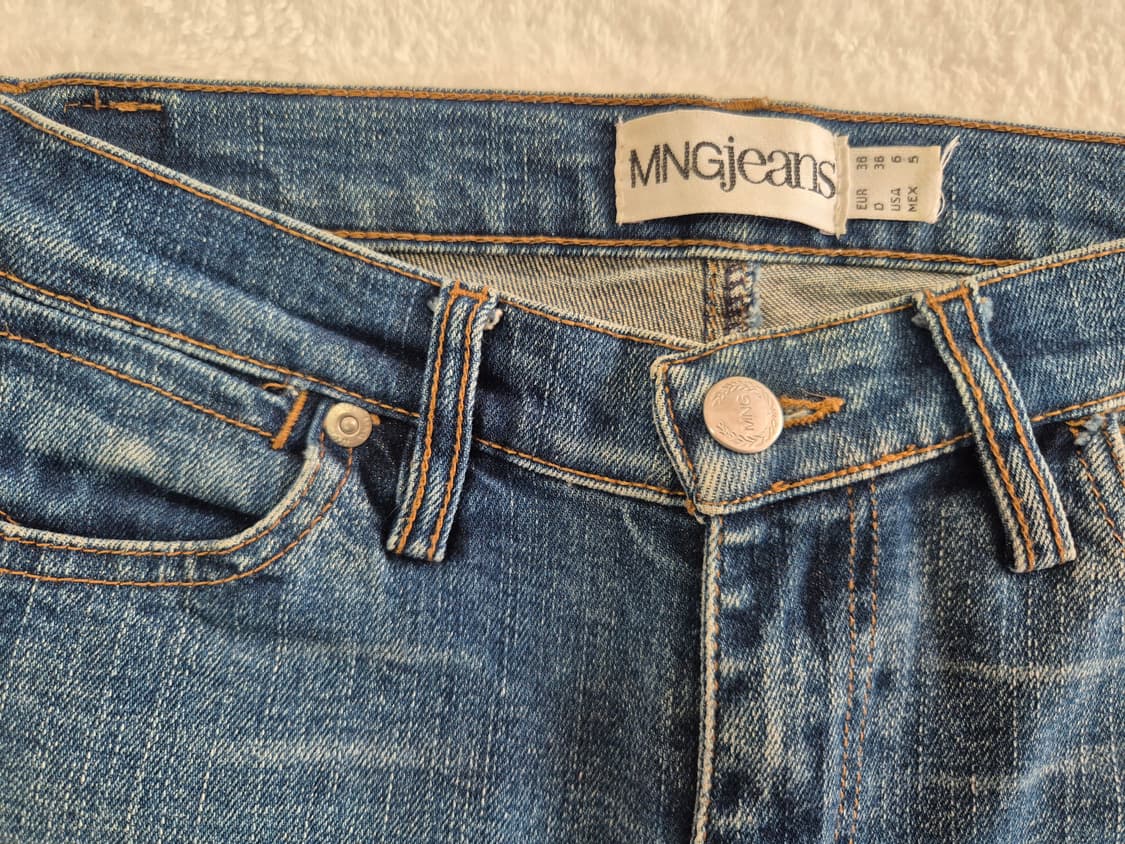 MNG 망고 세미부츠컷 데님 상품이미지2