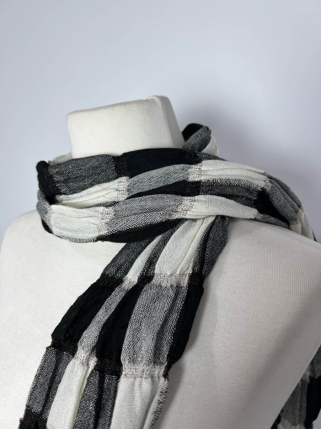 빈티지 체크 머플러 상품이미지3