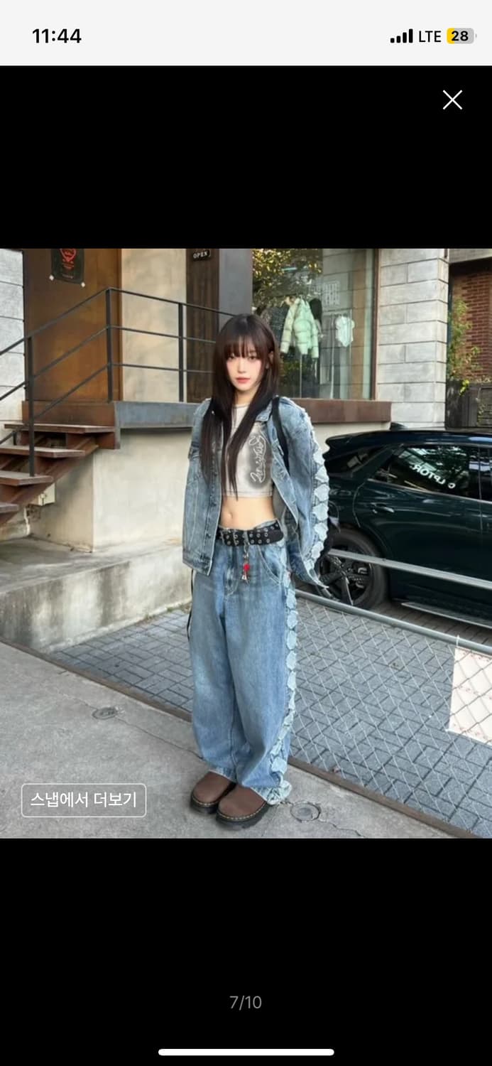 Oy 다이아몬드커팅 데님팬트 상품이미지3