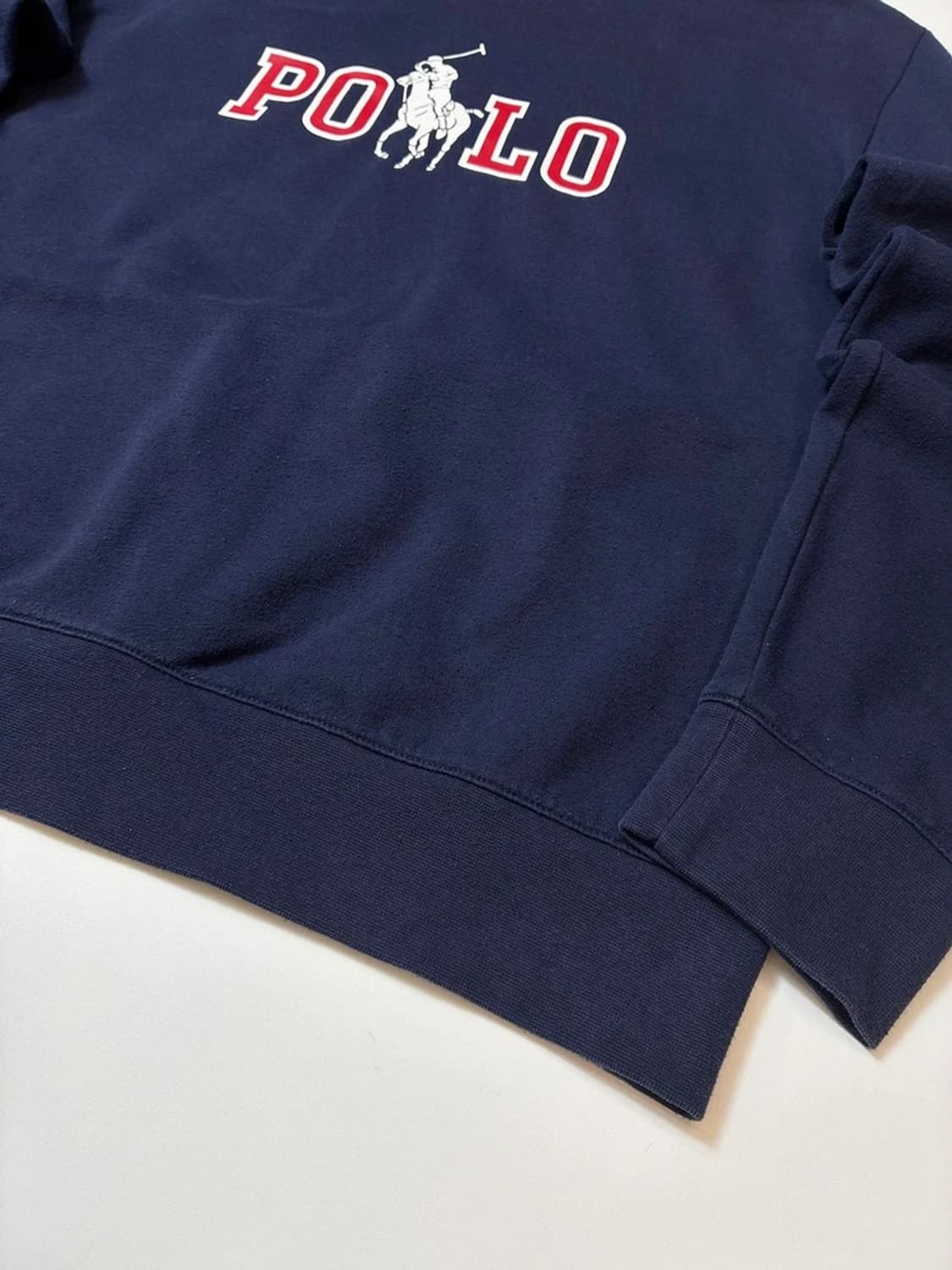 폴로 랄프로렌 피그먼트 레드 빅포니 프린팅 맨투맨 PN8390 상품이미지4