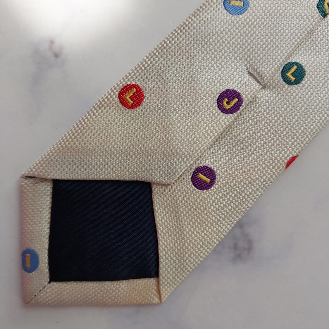 질스튜어트 실크 도트 패턴 넥타이 5.6cm S등급 새상품 K2402 상품이미지6