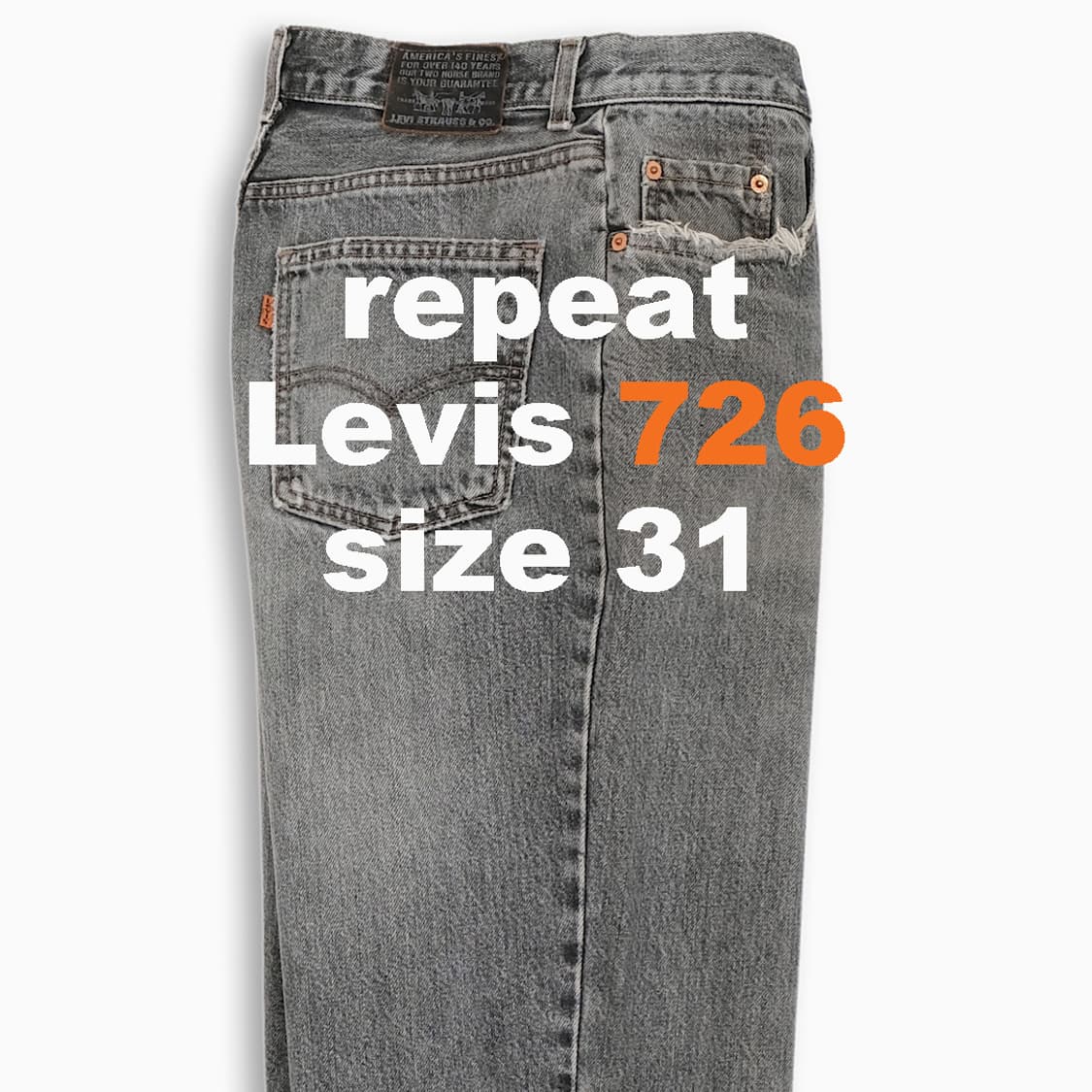 리바이스 726 오렌지탭 31 사이즈 OR7263301 상품이미지1